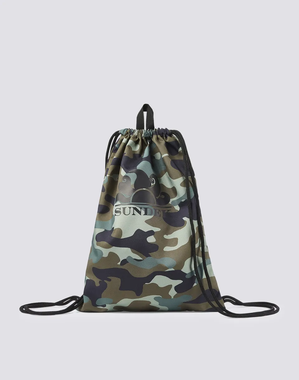 sundek-irvine-zaino-sacca-in-nylon-stampa-camouflage-42x33-cm image 1