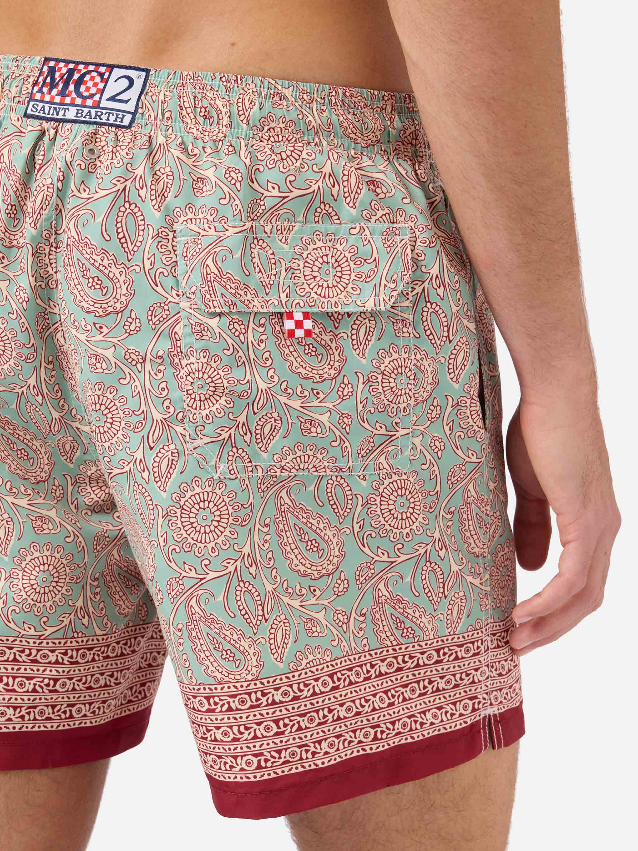 mc2-saint-barth-gustavia-costume-mare-uomo-verde-acqua-paisley-boxer image 6