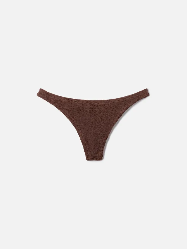 mc2-saint-barth-naomi-slip-mare-brasiliana-crinkle-marrone image 1