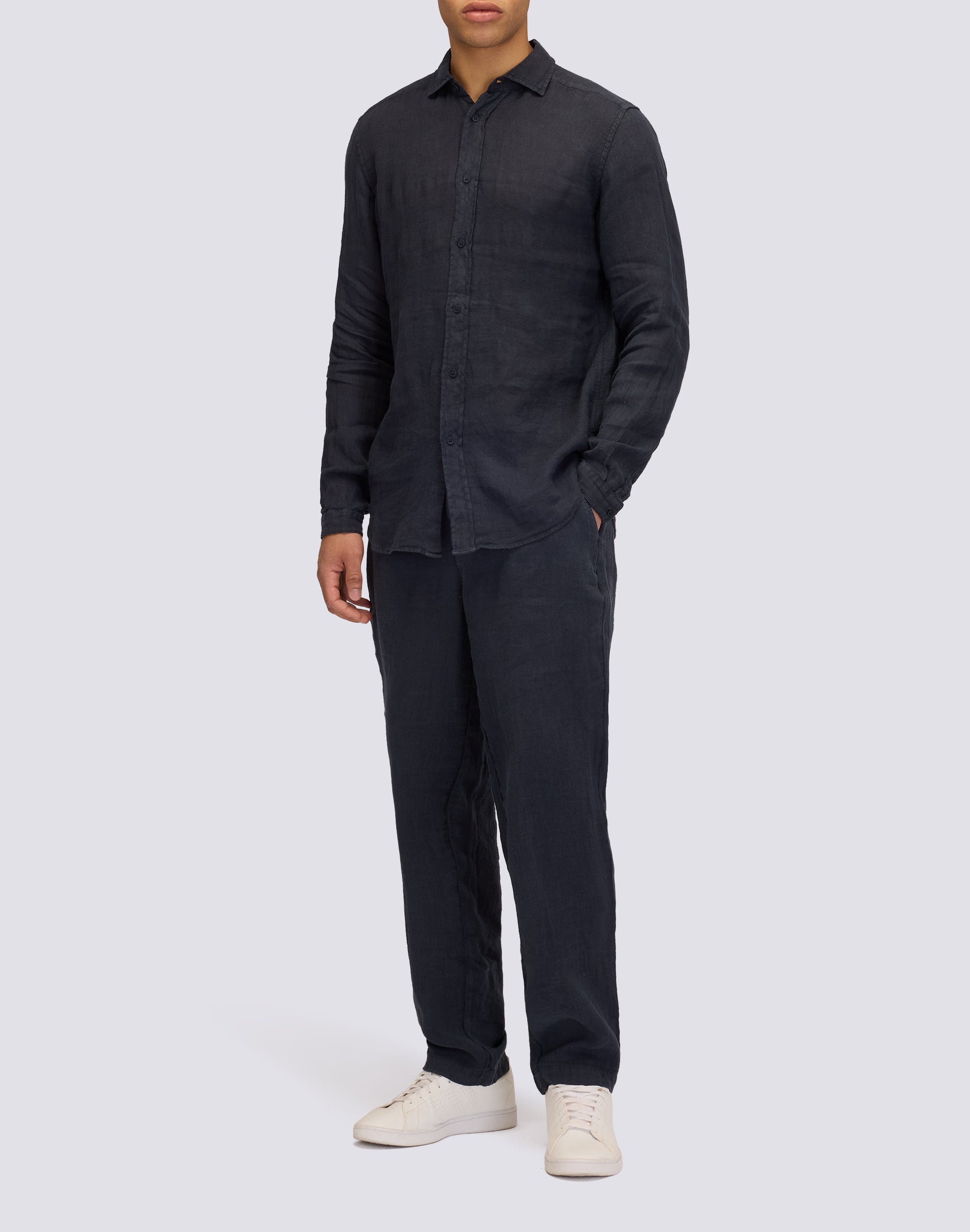 sundek-pantaloni-lunghi-uomo-in-lino-semi-elasticizzati image 4