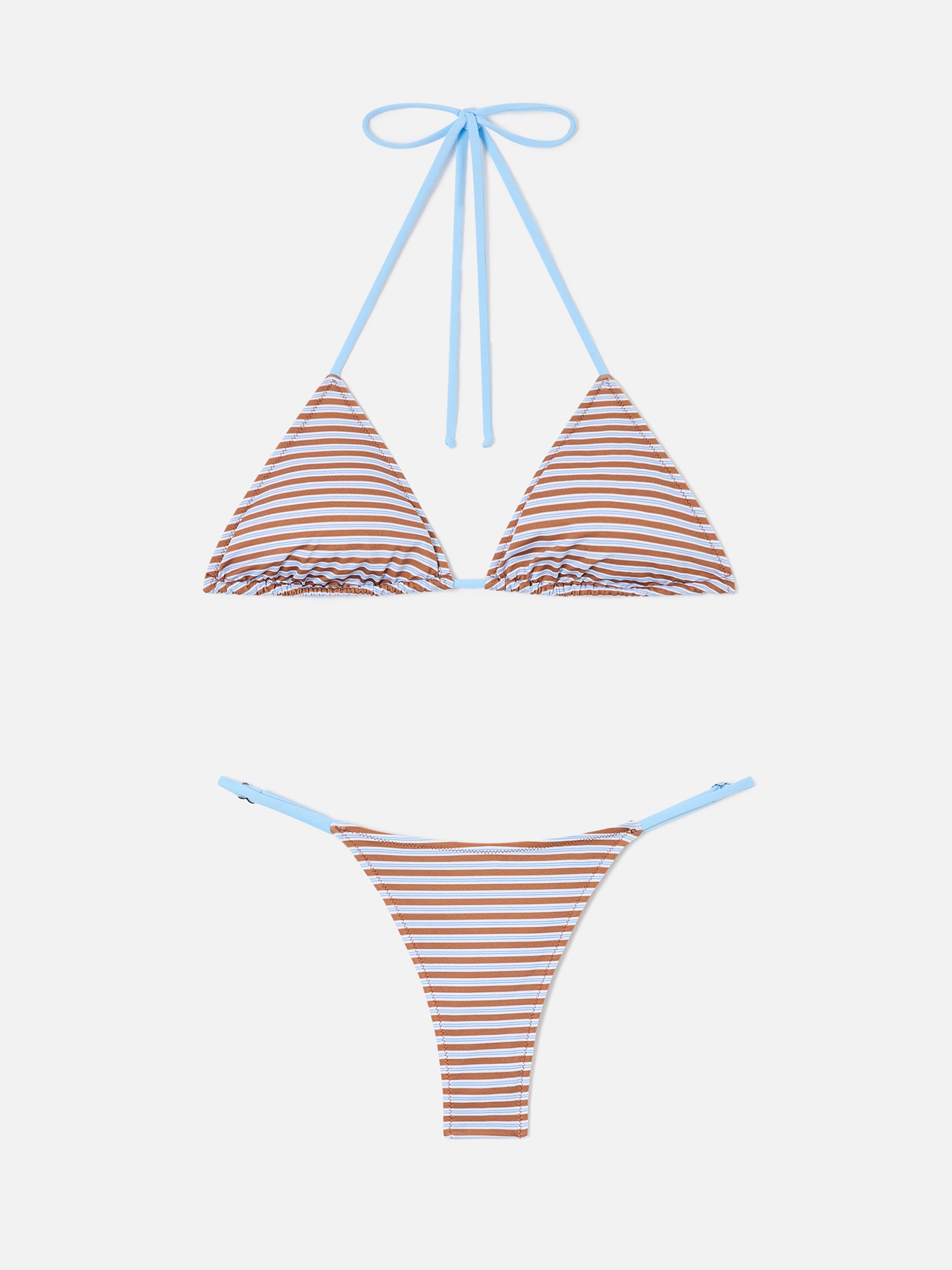 mc2-saint-barth-bikini-joleah-string-righe-azzurre-marroni-donna image 1