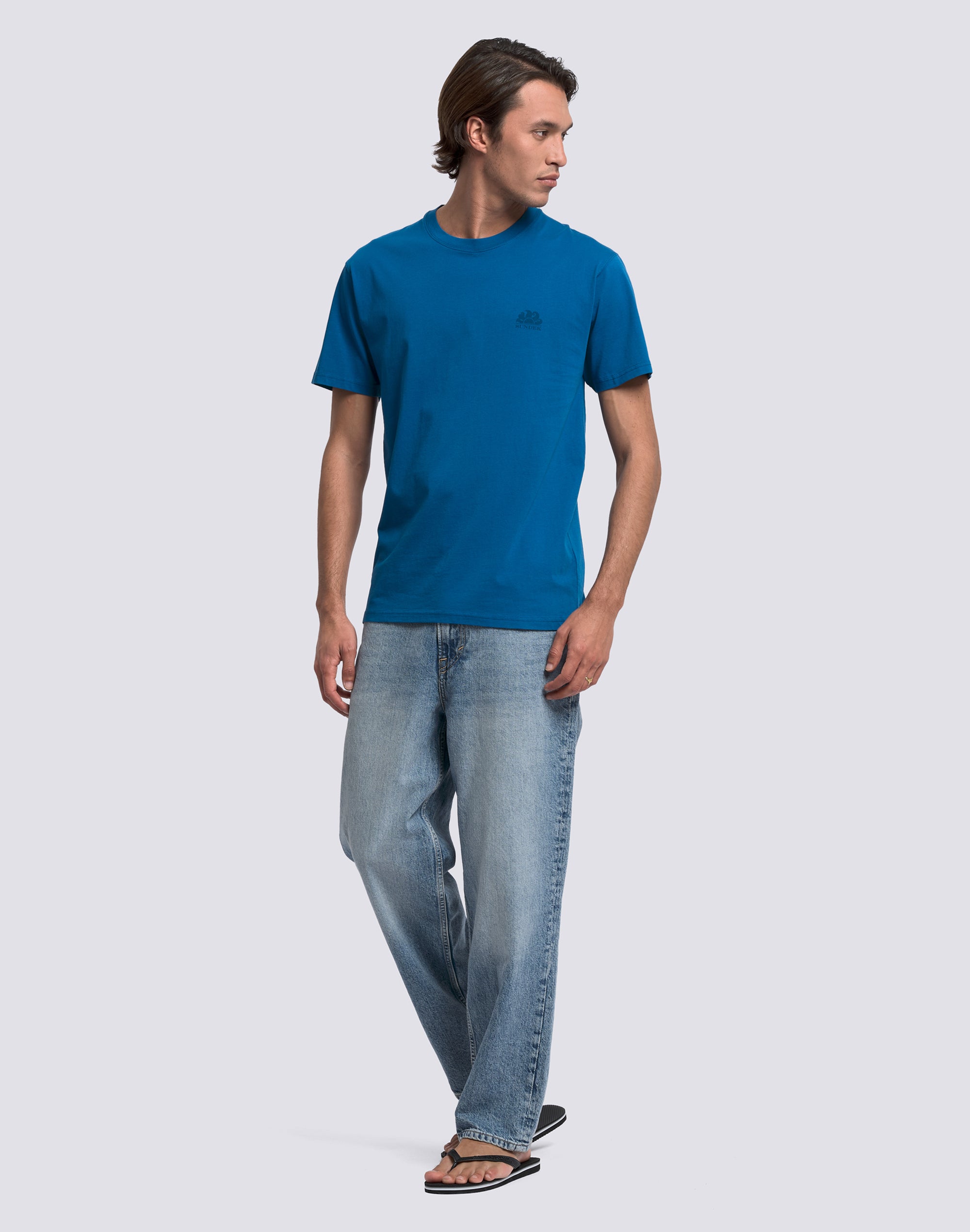 sundek-t-shirt-uomo-a-girocollo-con-logo-m129tej78ot image 3