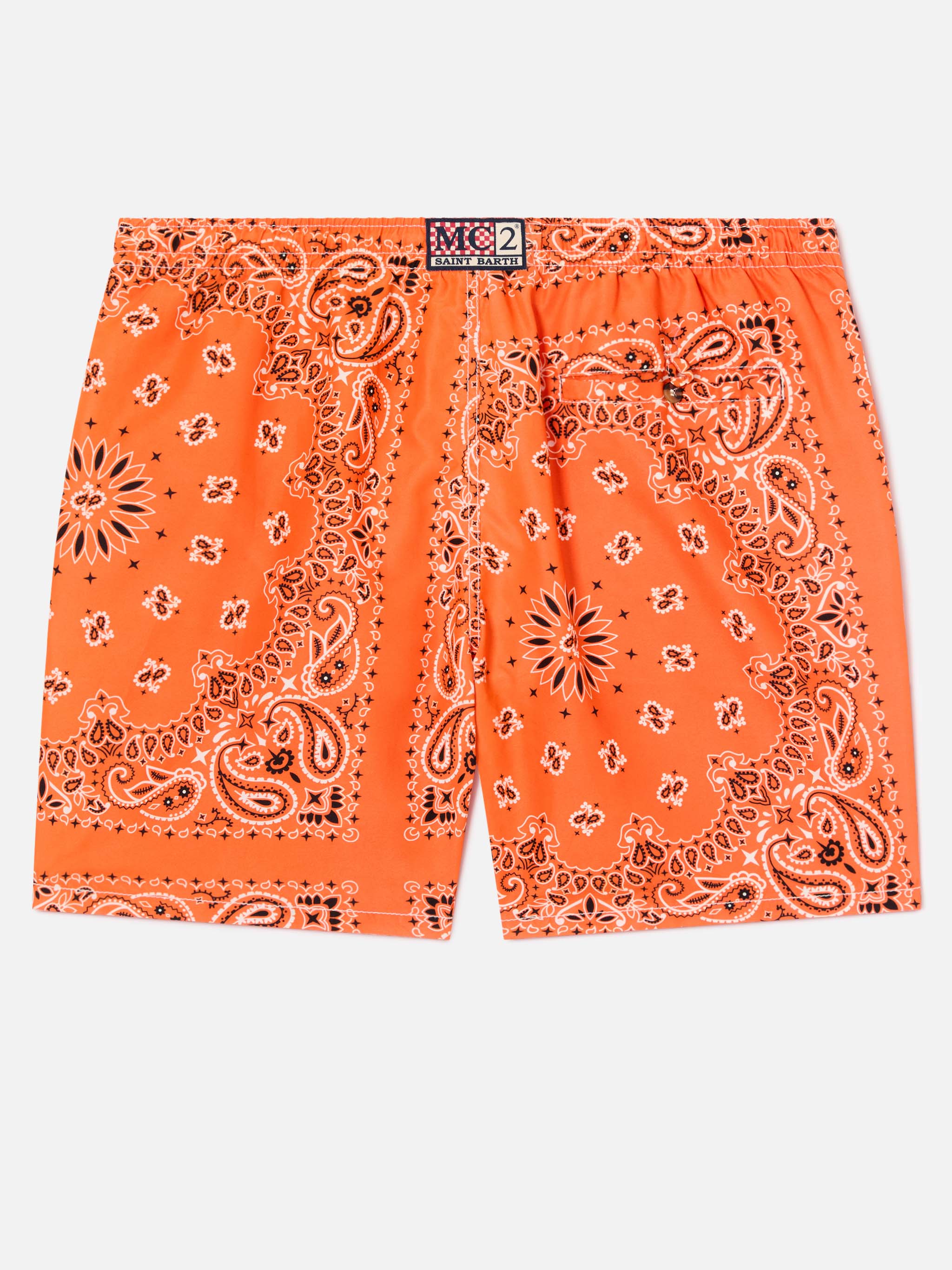 mc2-saint-barth-costume-mare-caprese-uomo-stampa-bandana-arancione image 2