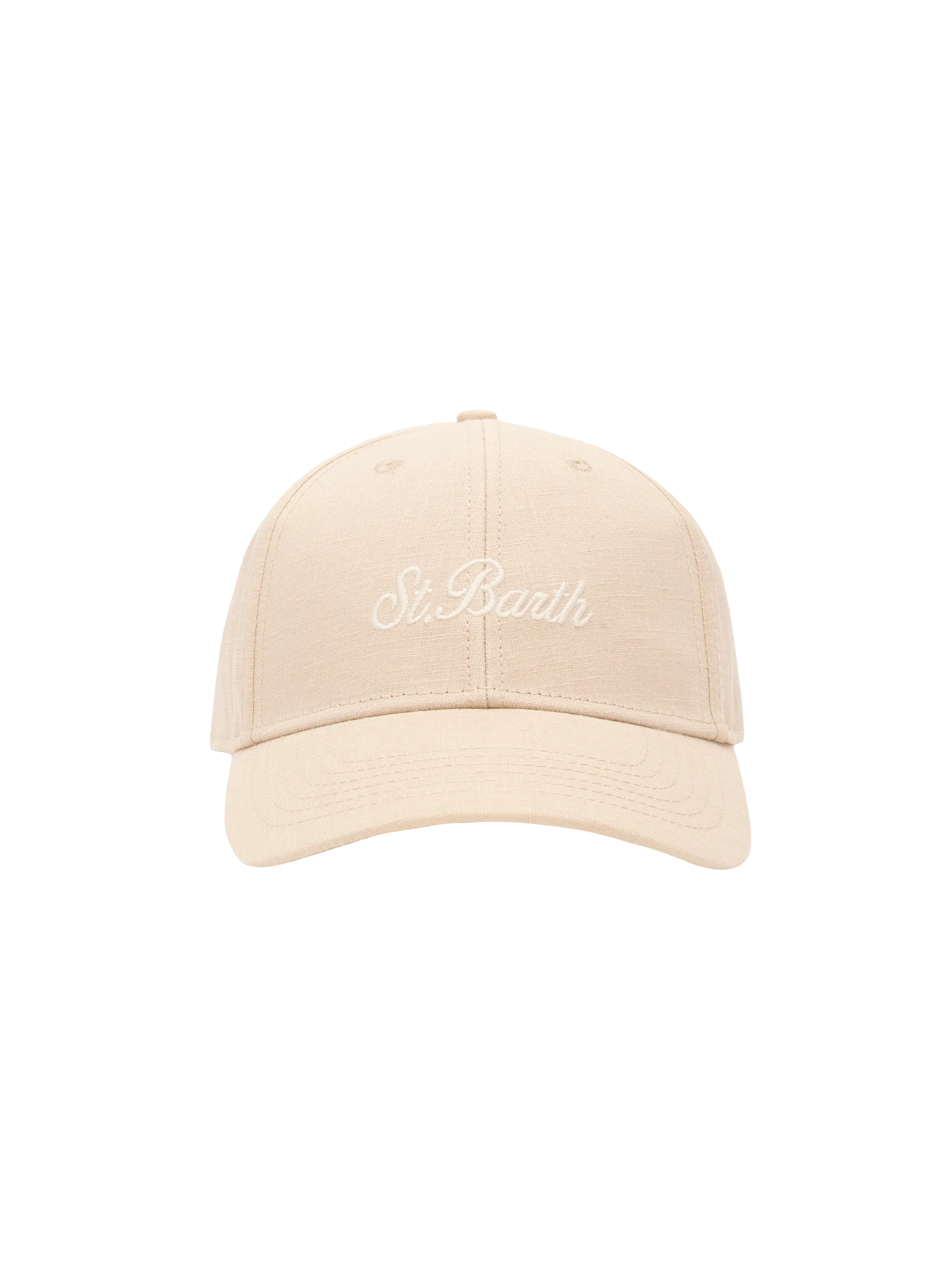 mc2-saint-barth-patmos-cappellino-da-baseball-in-lino-e-cotone-beige image 1
