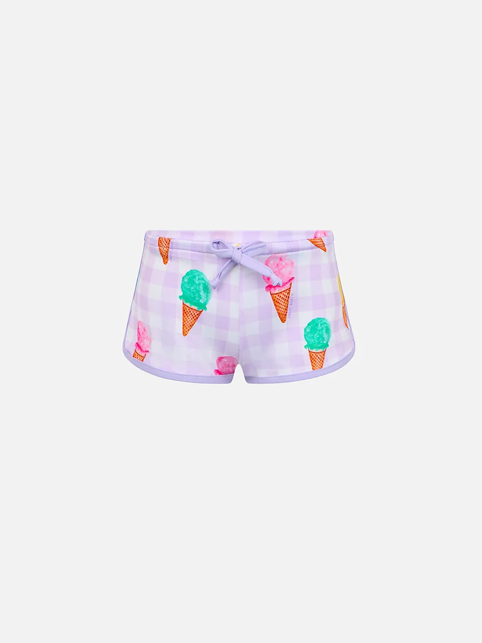 mc2-saint-barth-pantaloncini-da-spiaggia-coco-con-stampa-gelati-per-bambina image 1