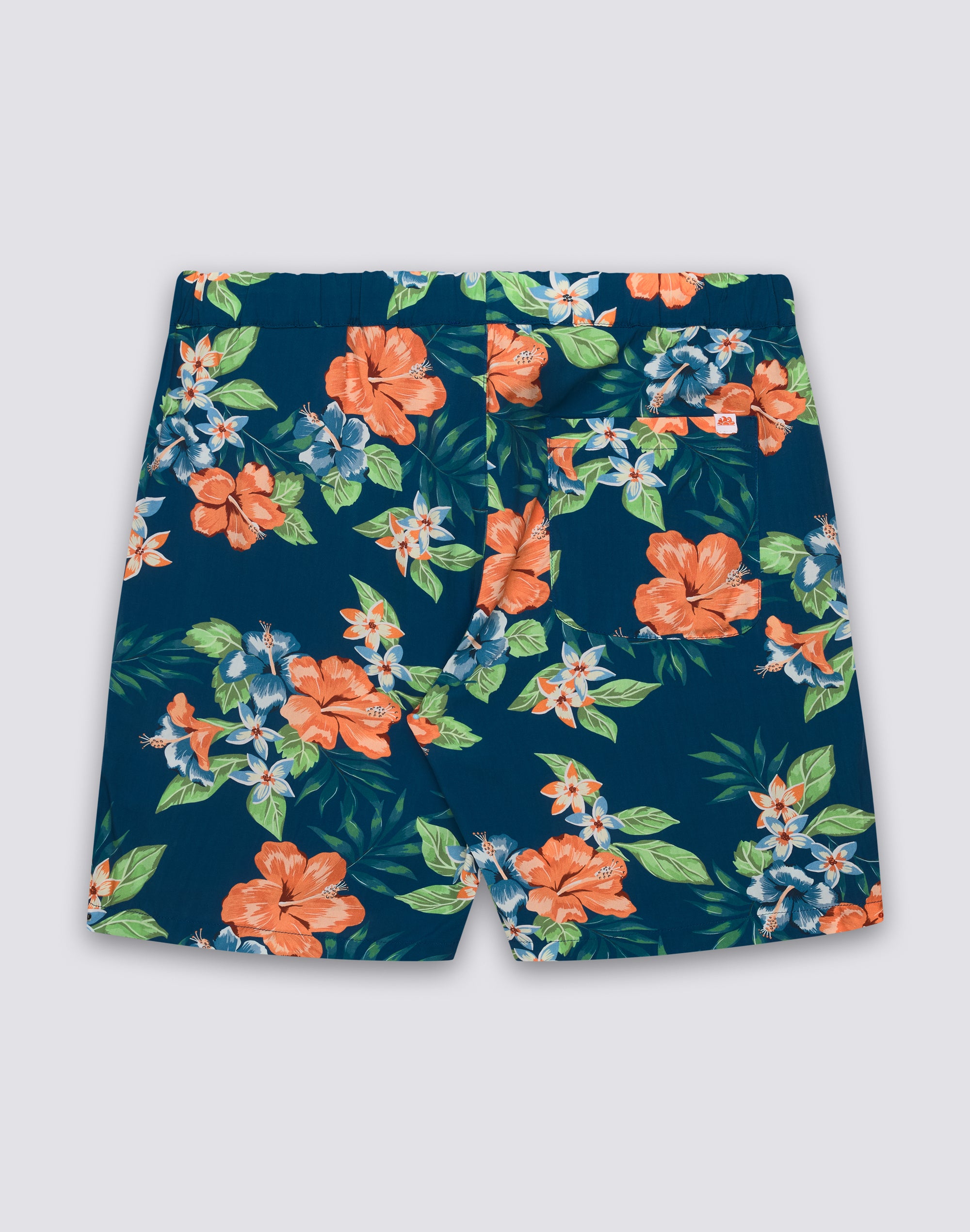 sundek-walkshort-uomo-stampato-in-viscosa-popline-bermuda-regular image 2