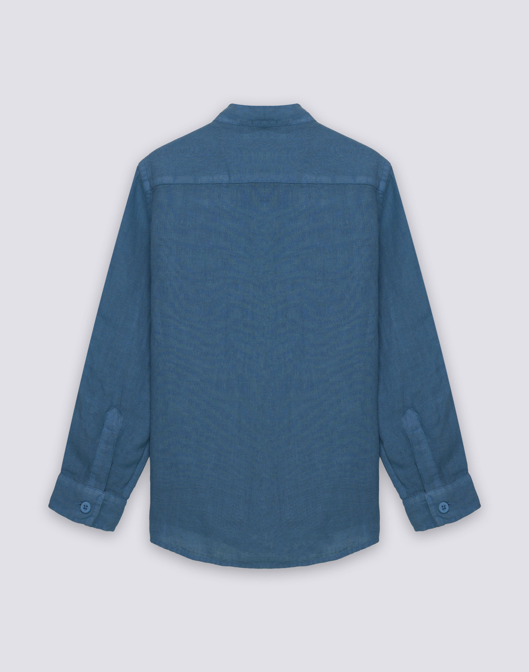 sundek-b821-camicia-in-lino-da-bambino-manica-lunga-colletto-coreana image 2