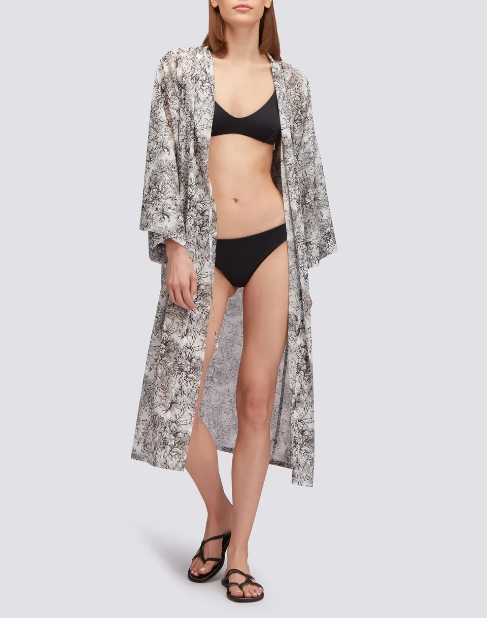 sundek-abito-kimono-lungo-donna-stampa-fleur-de-joie image 1