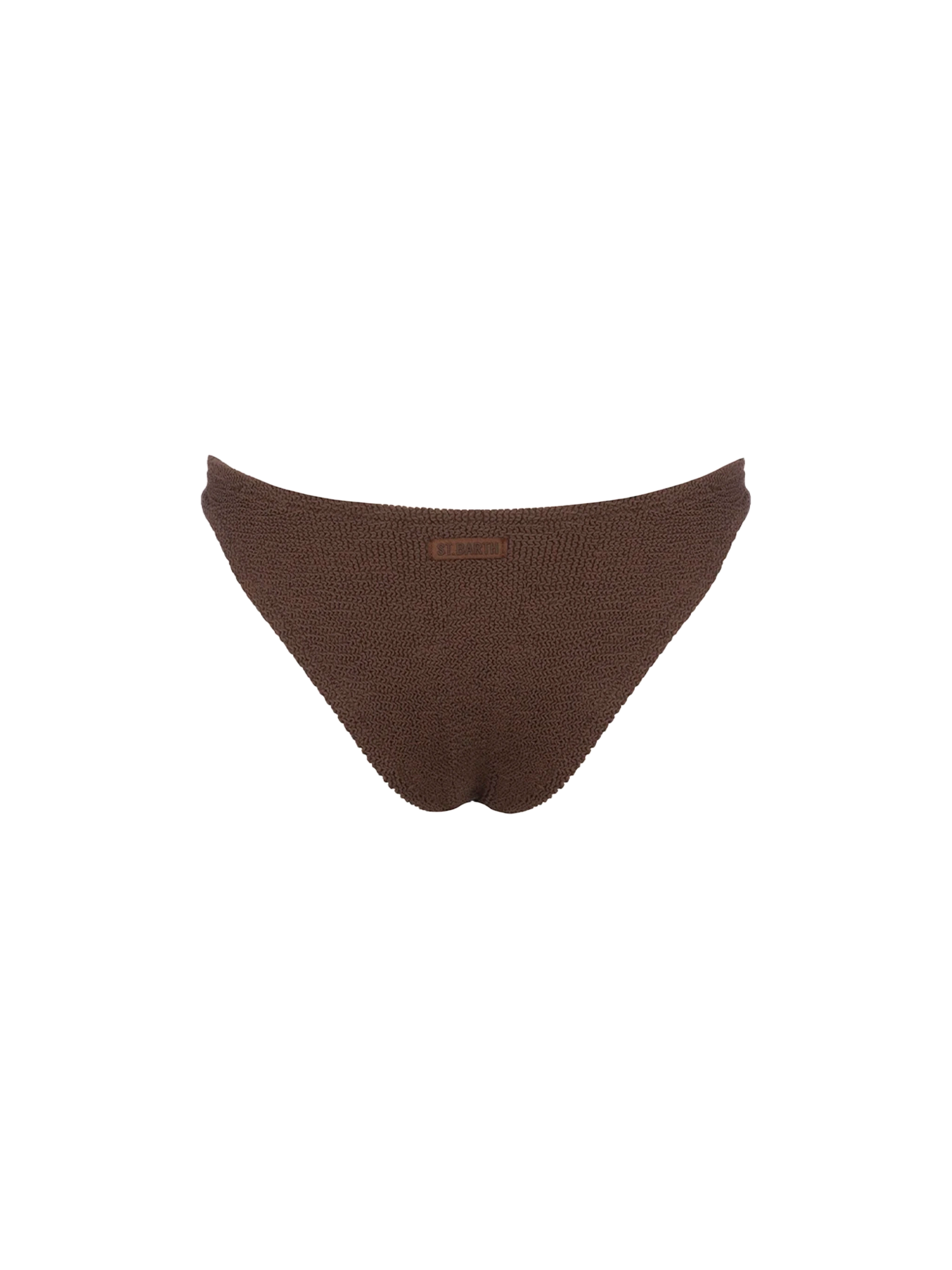 mc2-saint-barth-slip-da-bagno-donna-classico-crinkle-marrone-elise image 2