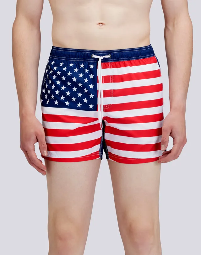sundek-costume-da-bagno-corto-uomo-in-poliestere-riciclato-repreve-bandiera-stat image 1