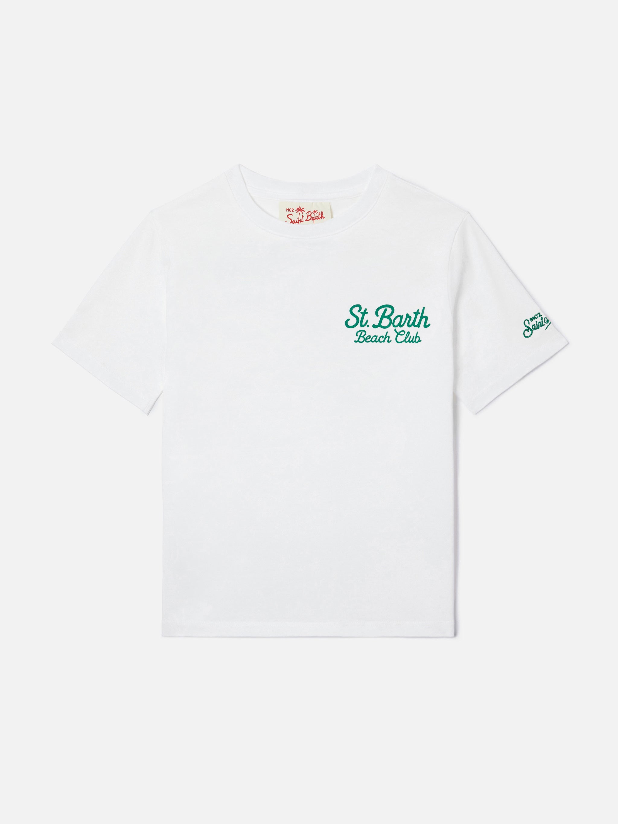 mc2-saint-barth-portland-jr-t-shirt-bambino-beach-club-bianca image 3