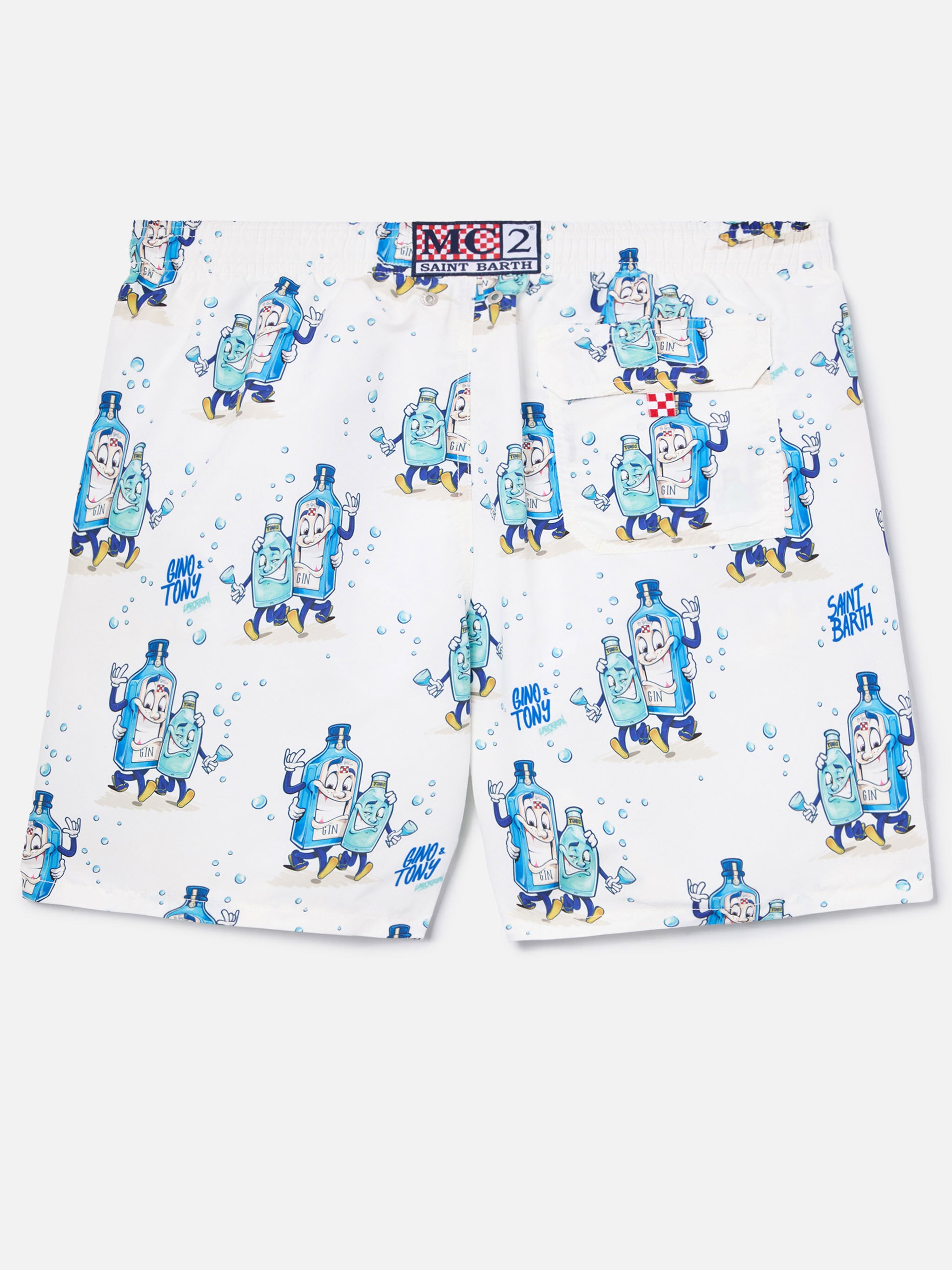 mc2-saint-barth-gustavia-costume-mare-uomo-bianco-stampa-gino-tony-special-editi image 2