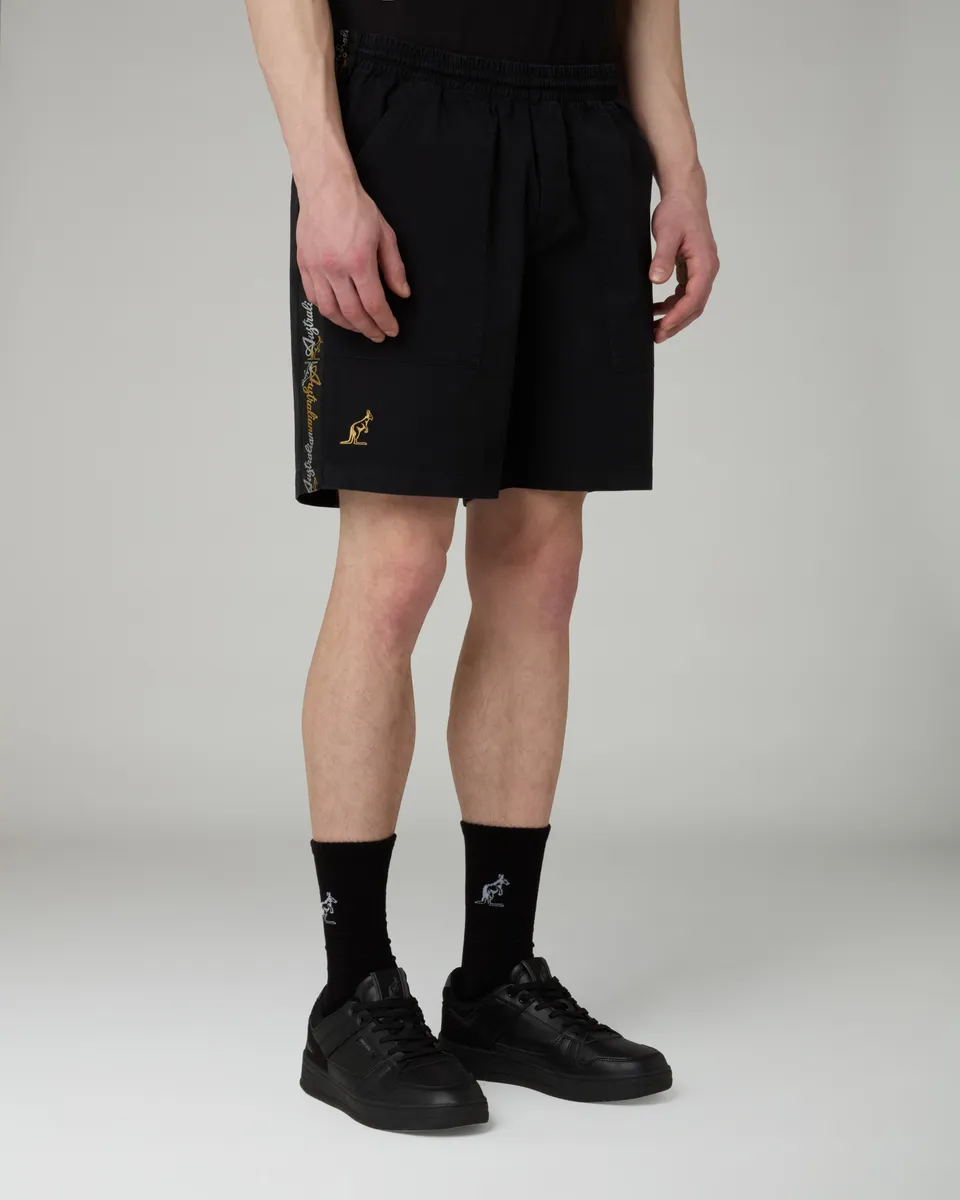 australian-mirage-banda-short-shorts-cotton-twill-nero-lux image 1