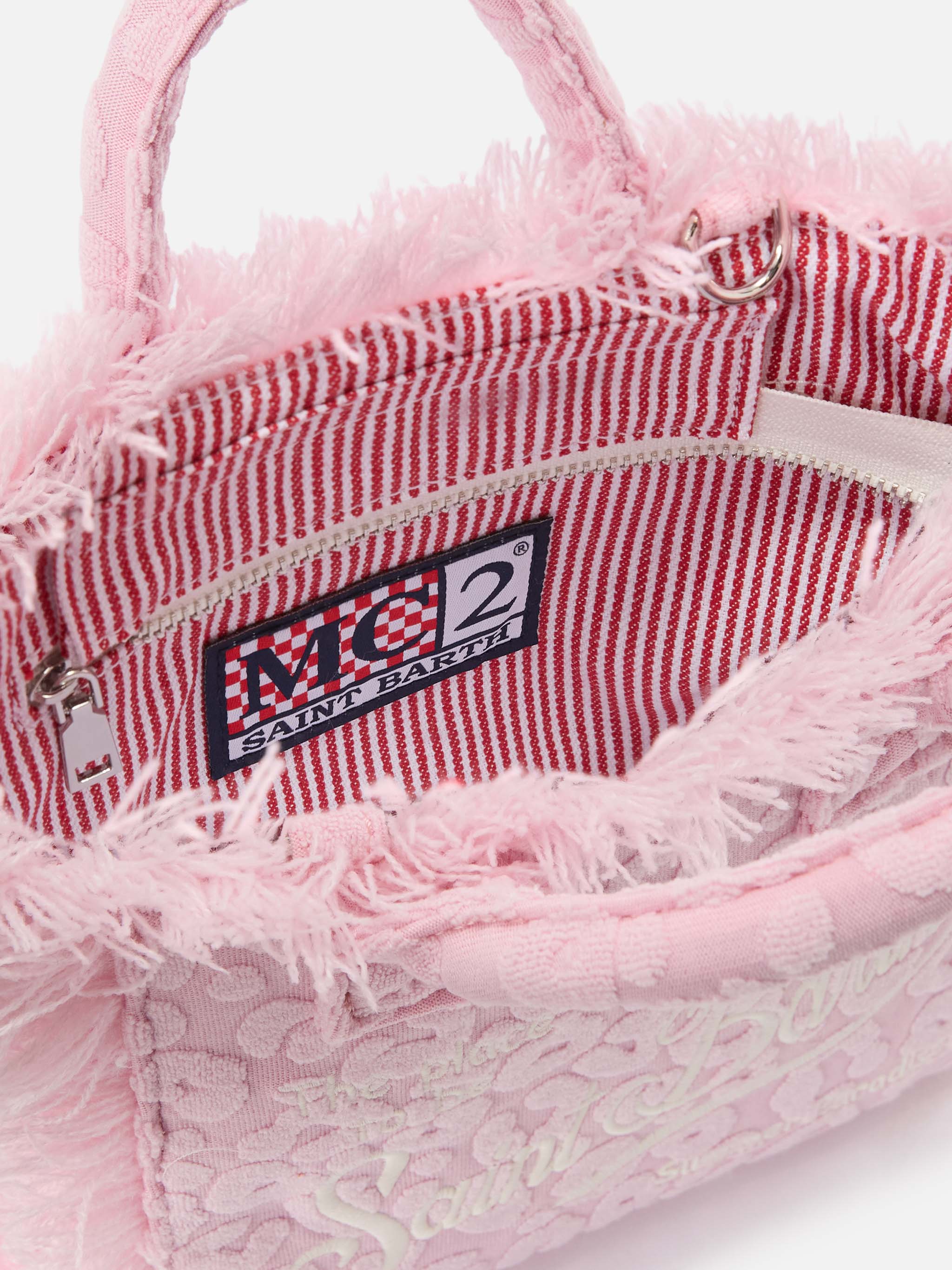mc2-saint-barth-vanity-mini-borsa-effetto-spugna-leopardato-rosa image 5