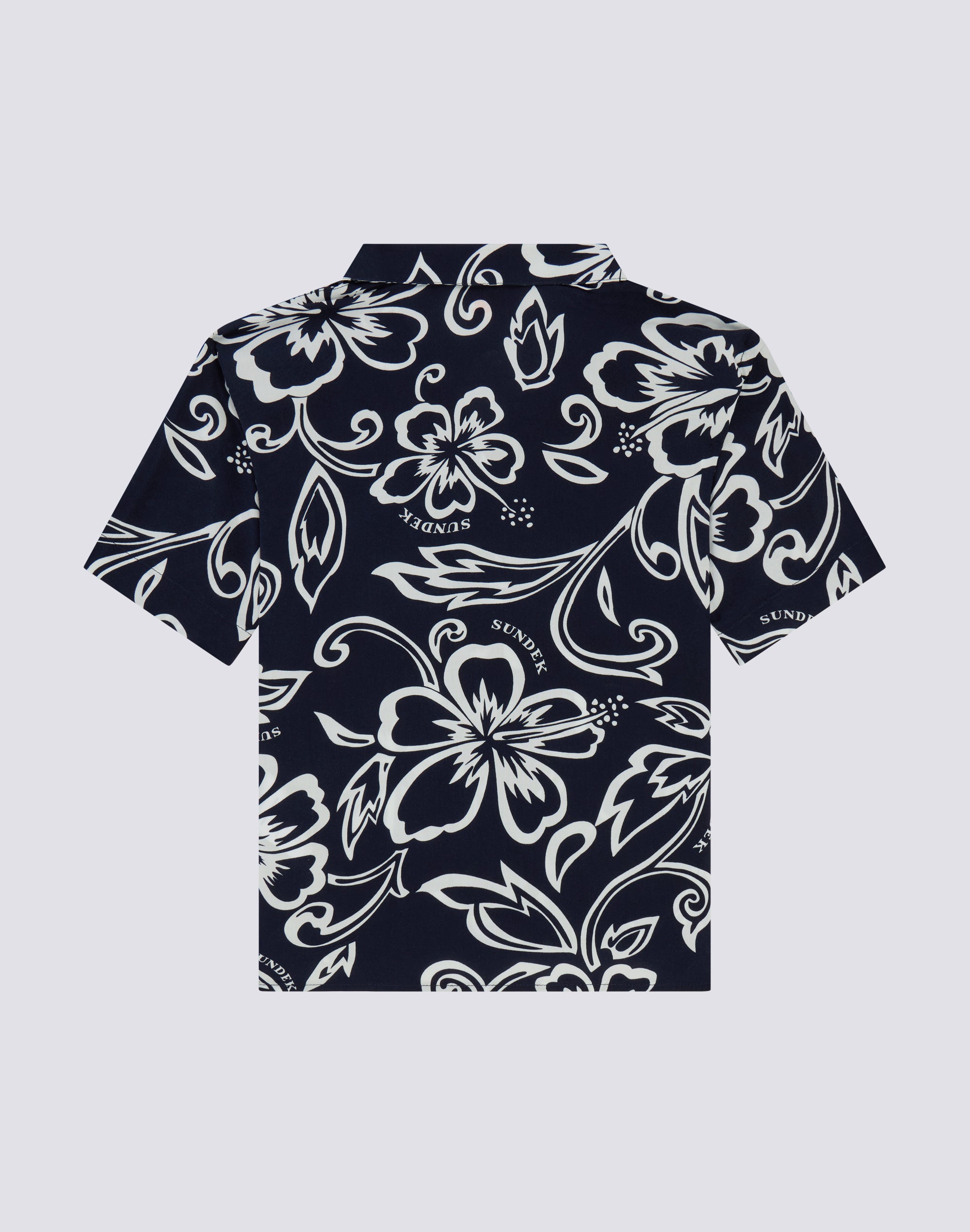 sundek-camicia-bambino-bowling-a-maniche-corte-stampa-floreale image 2