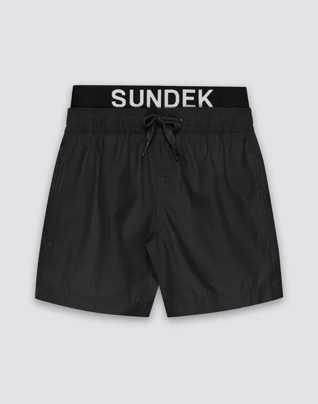 sundek-costume-da-bagno-bambino-in-poliestere-riciclato-repreve-con-elastico-log image 1