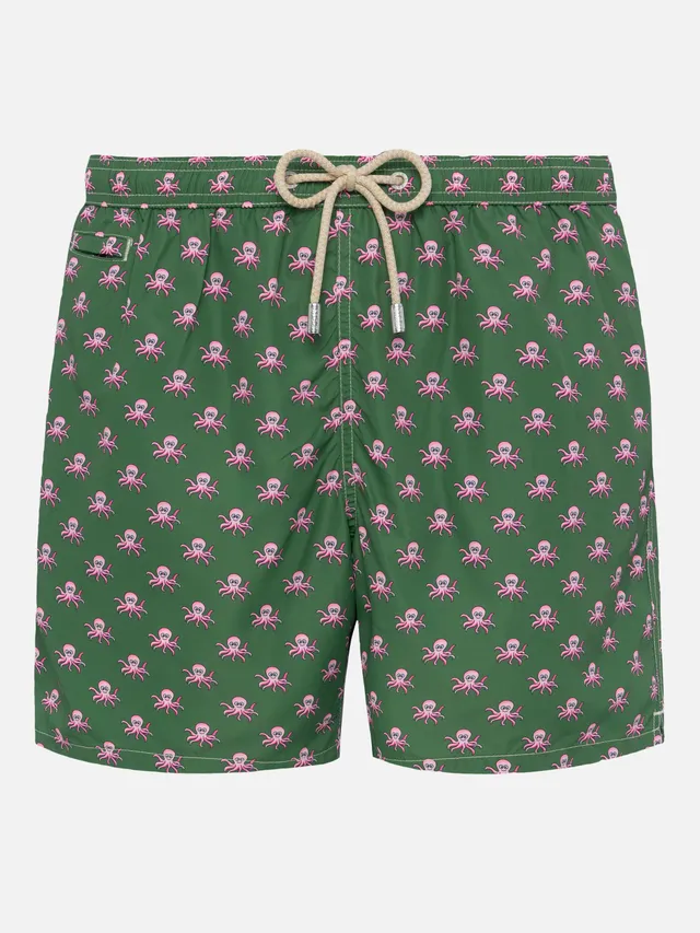 mc2-saint-barth-lighting-costume-mare-uomo-polipo-verde-militare-poliestere-rici image 1