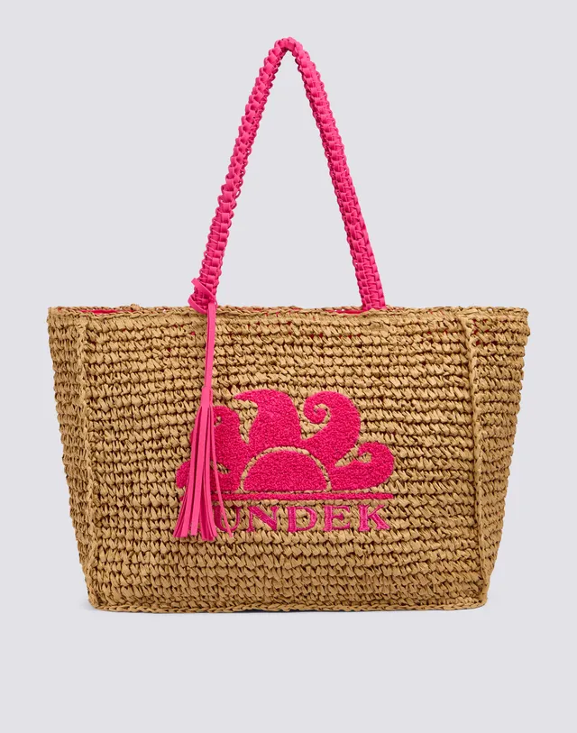 sundek-wina-shopping-bag-donna-in-paper-straw-con-logo image 1