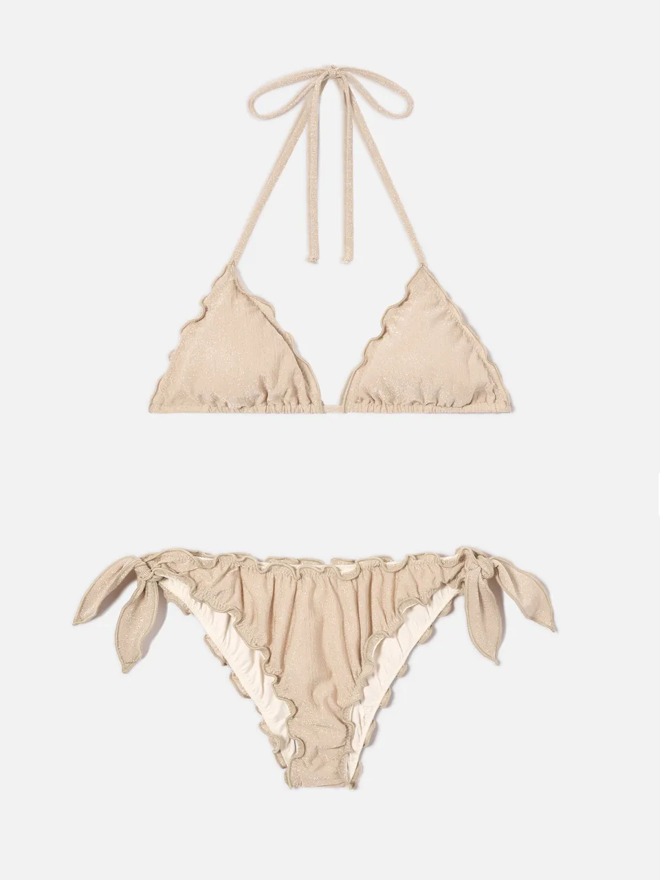 mc2-saint-barth-bikini-sarius-triangolo-in-lurex-oro-con-coppe-removibili-e-slip image 1