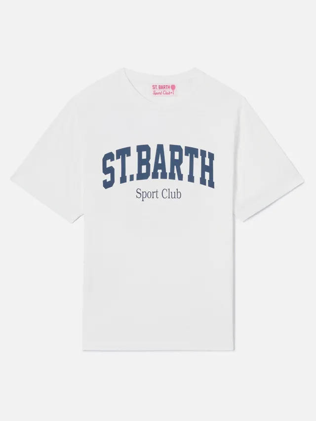 mc2-saint-barth-emilie-t-shirt-donna-bianca-stampa-sport-club-cotone image 1