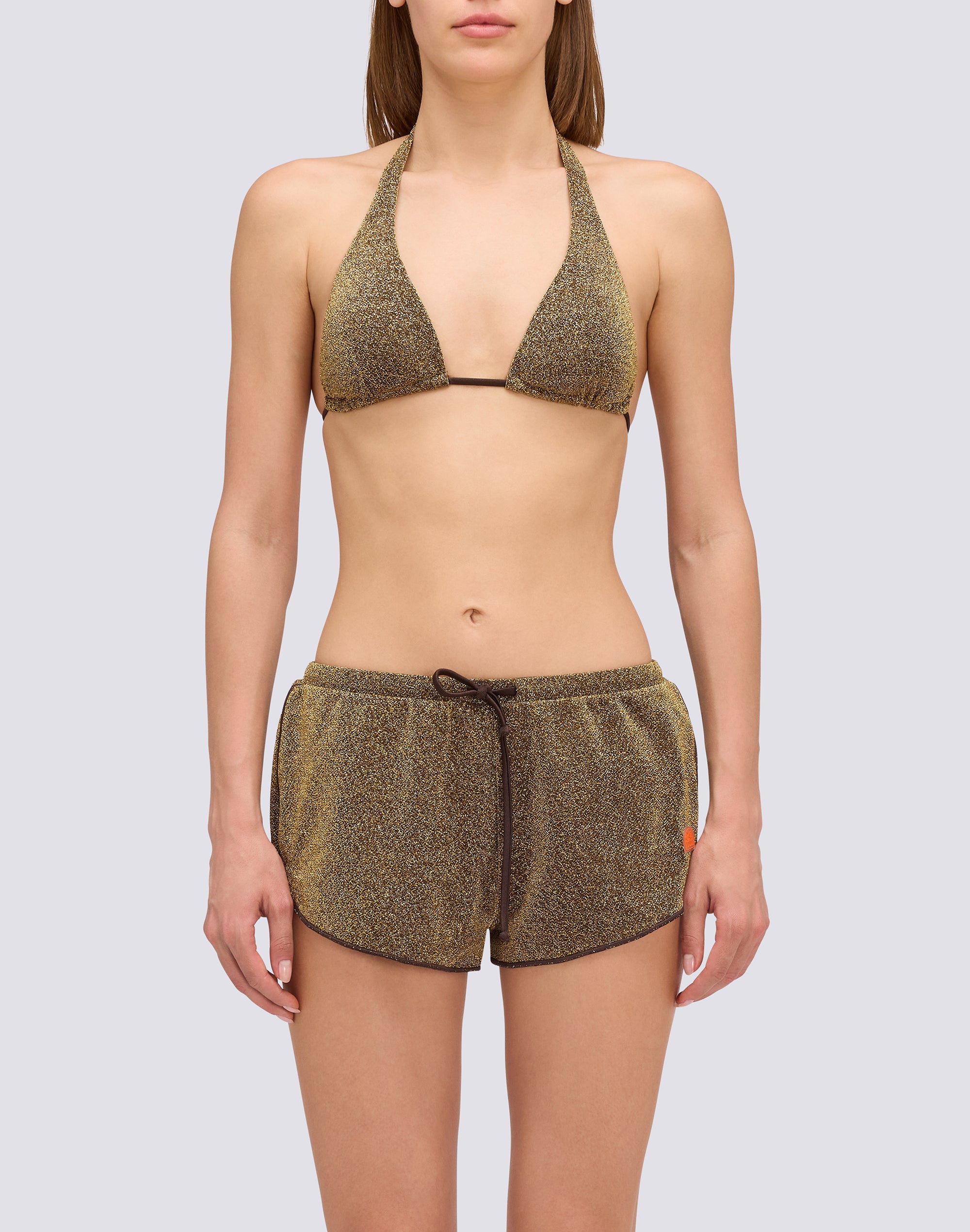 sundek-haiworth-costume-donna-a-pantaloncino-in-lurex image 1