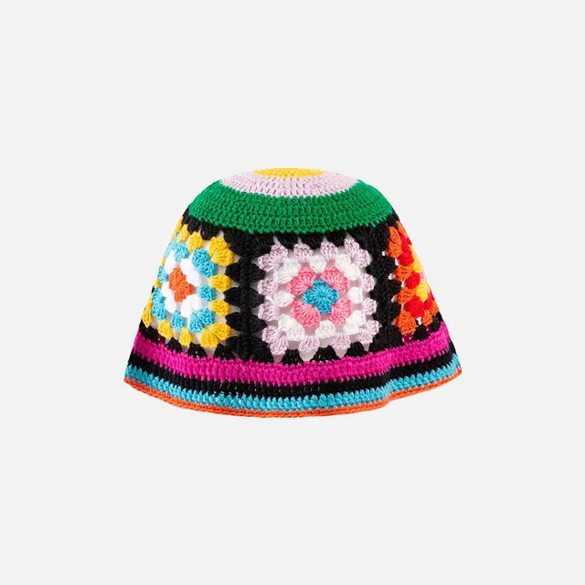 mc2-saint-barth-cappello-cloche-in-crochet-multicolor image 1