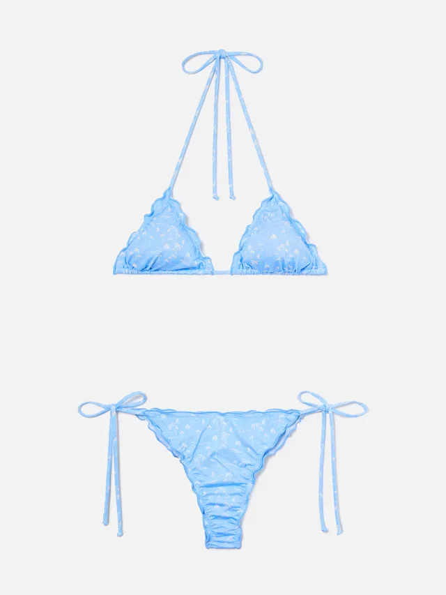 mc2-saint-barth-bikini-sagitami-triangolo-azzurro-stampa-tropicale-donna image 1