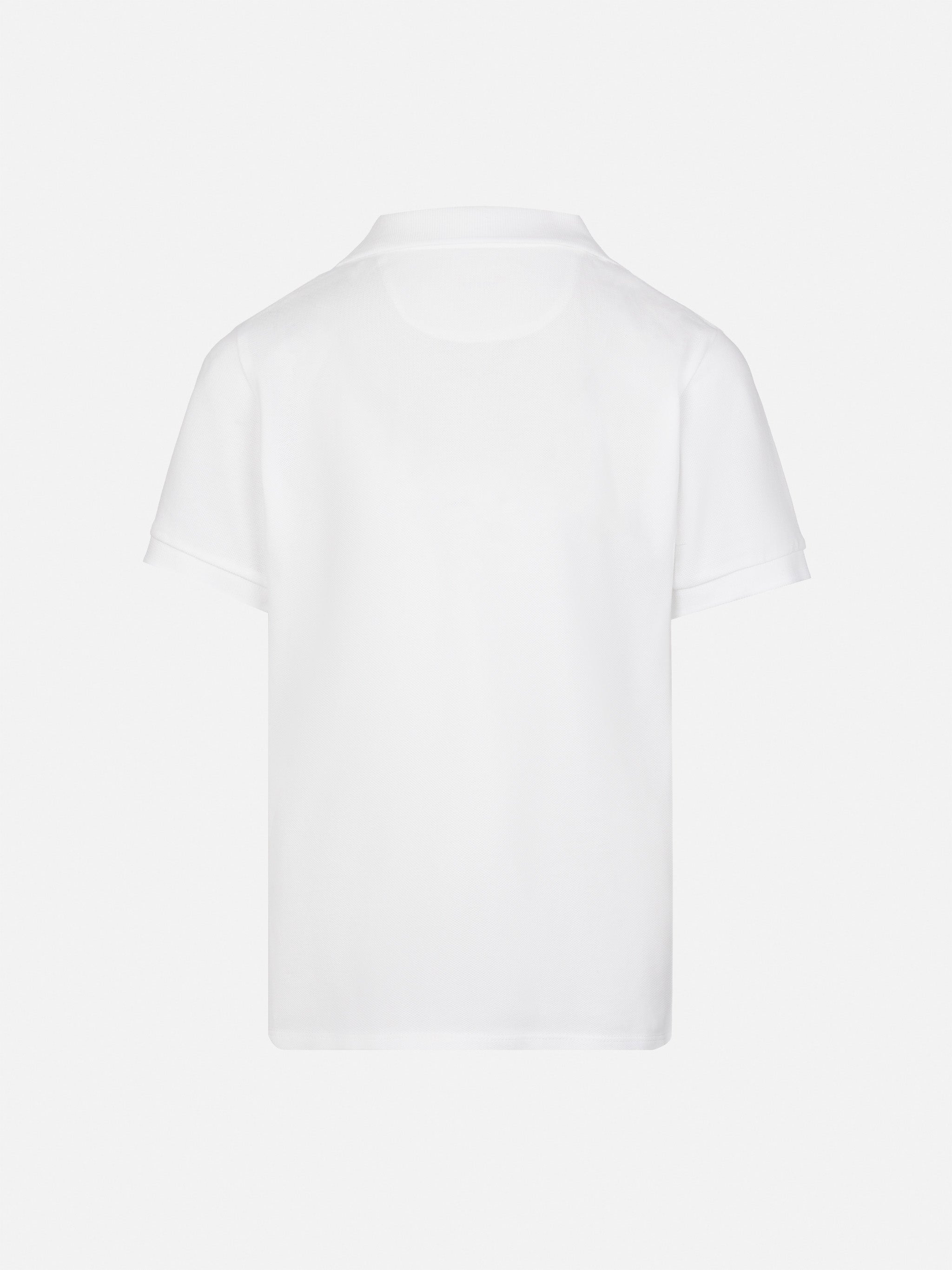 mc2-saint-barth-polo-charles-jr-piqu-cotone-bianco-bimbo-senza-bottoni image 2