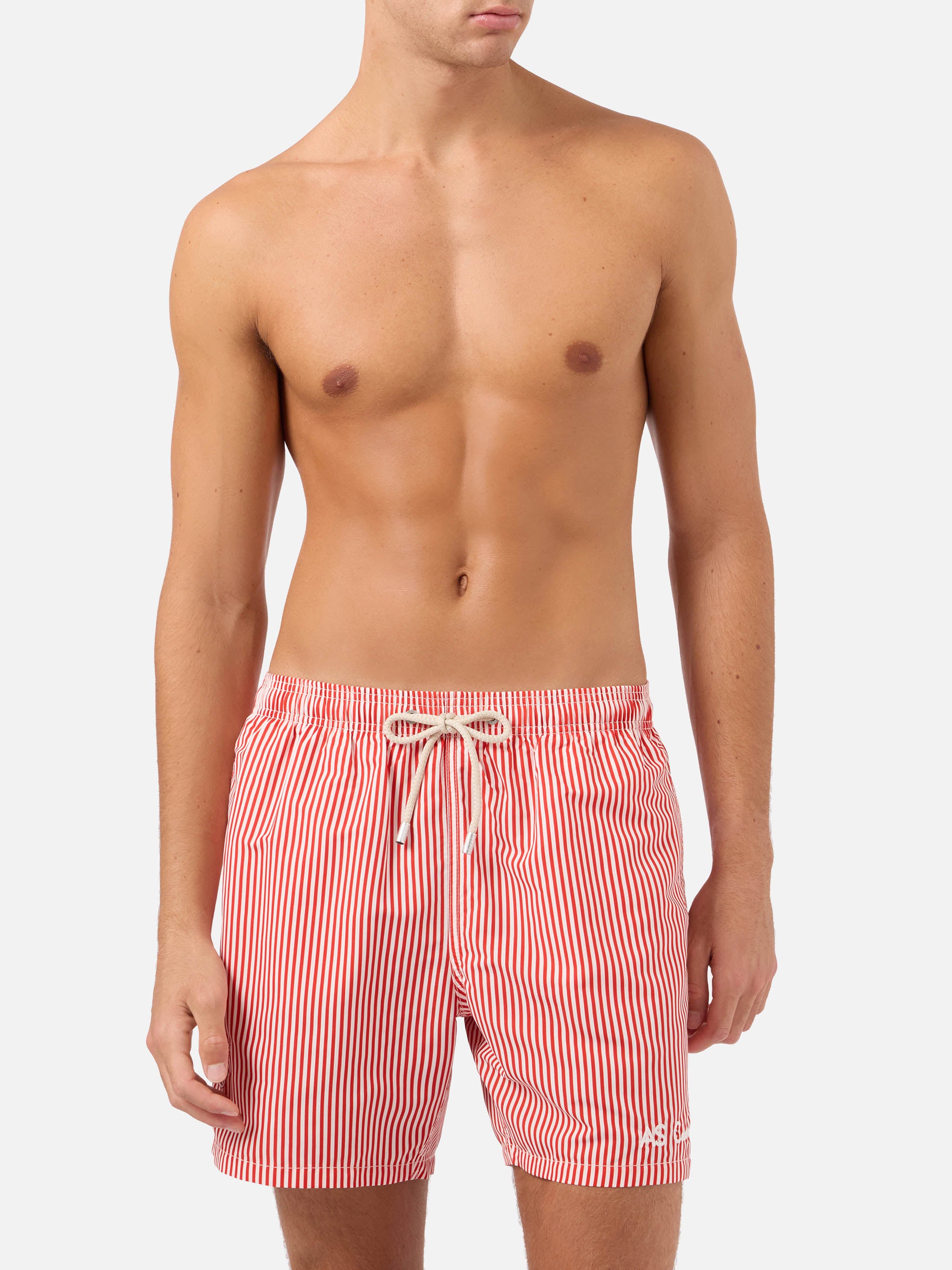 mc2-saint-barth-gustavia-costume-mare-uomo-righe-rosse-as-cannes-special-edition image 3