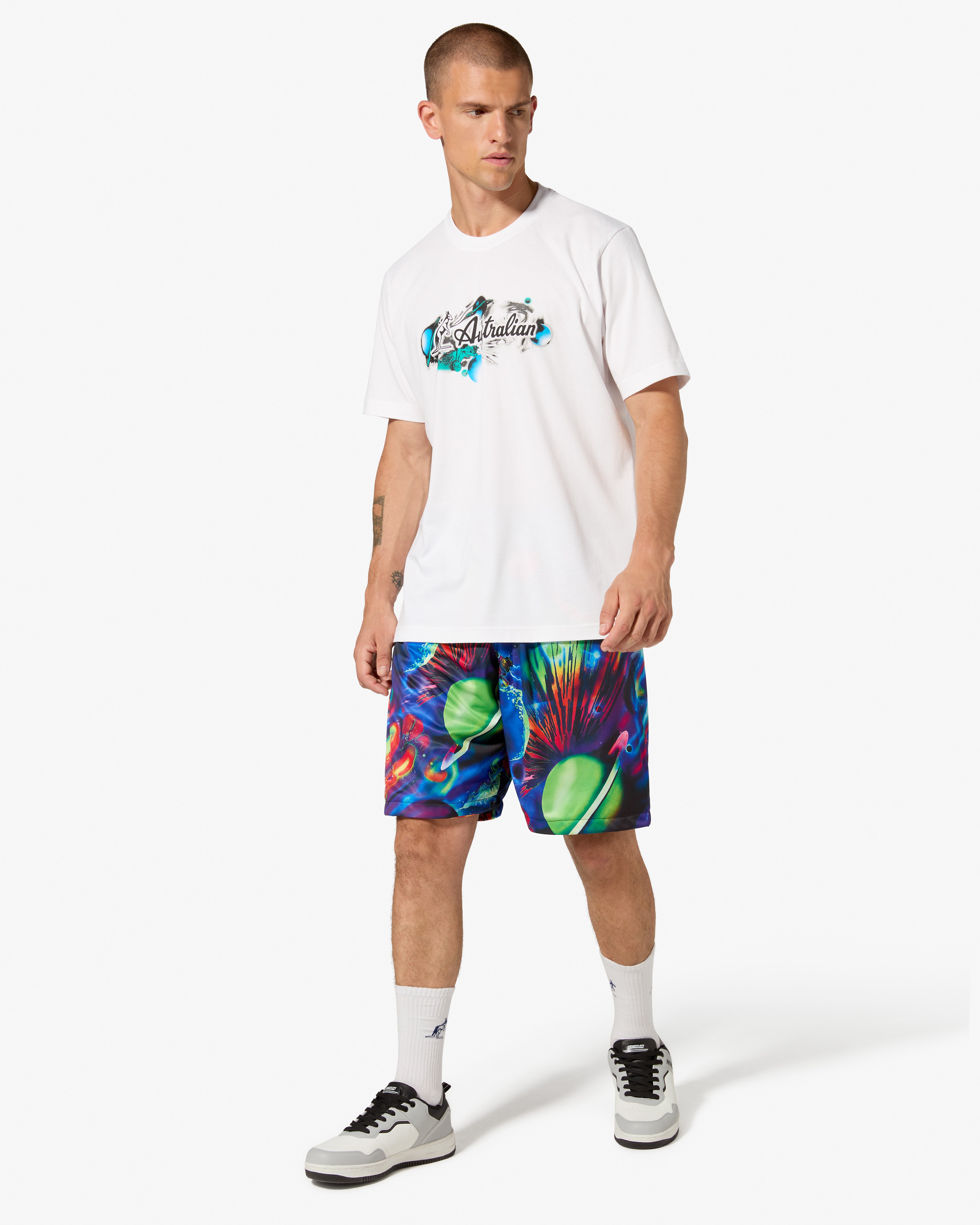 australian-planets-t-shirt-in-cotone-bianco image 2