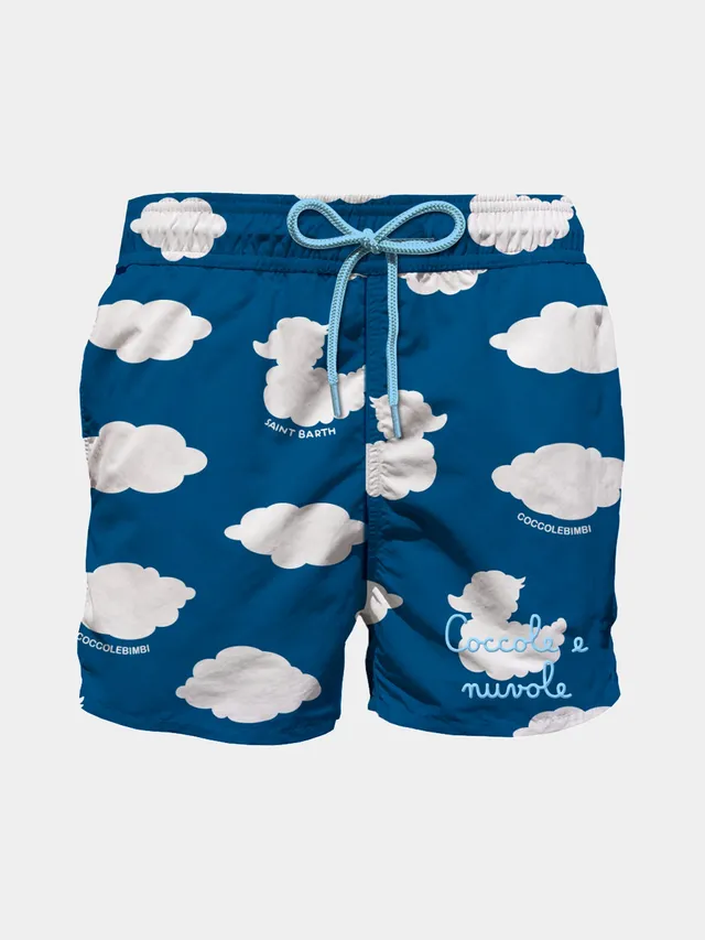 mc2-saint-barth-costume-da-bagno-classico-da-bambino-con-stampa-nuvole-e-ricami- image 1
