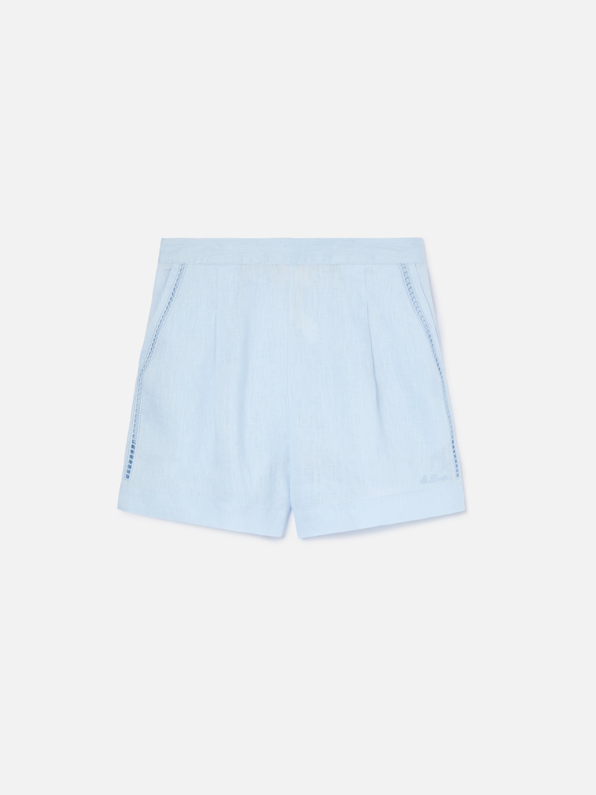 mc2-saint-barth-shorts-amani-in-lino-azzurro image 5