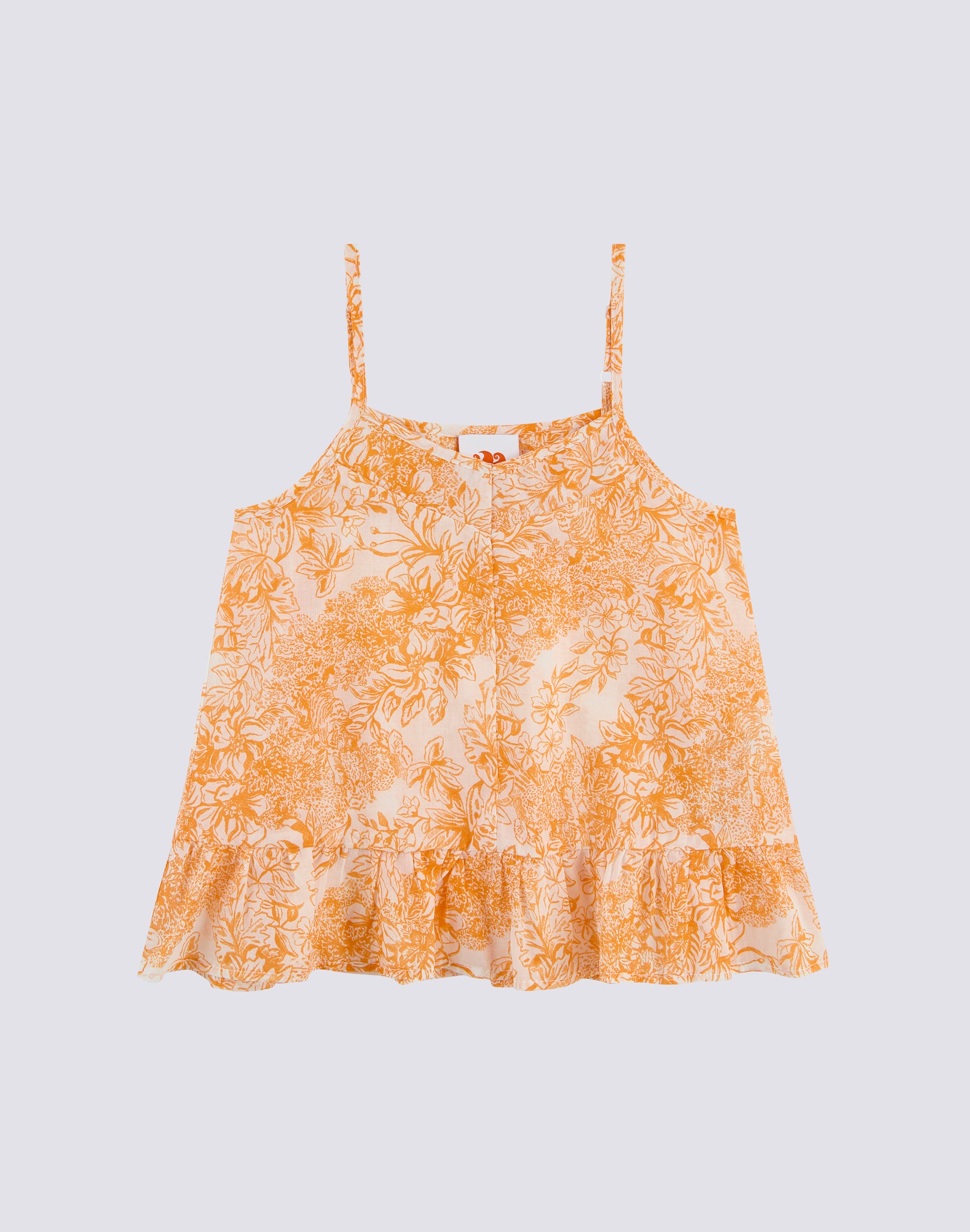sundek-top-bambina-a-laccini-con-stampa-fleur-de-joie image 1