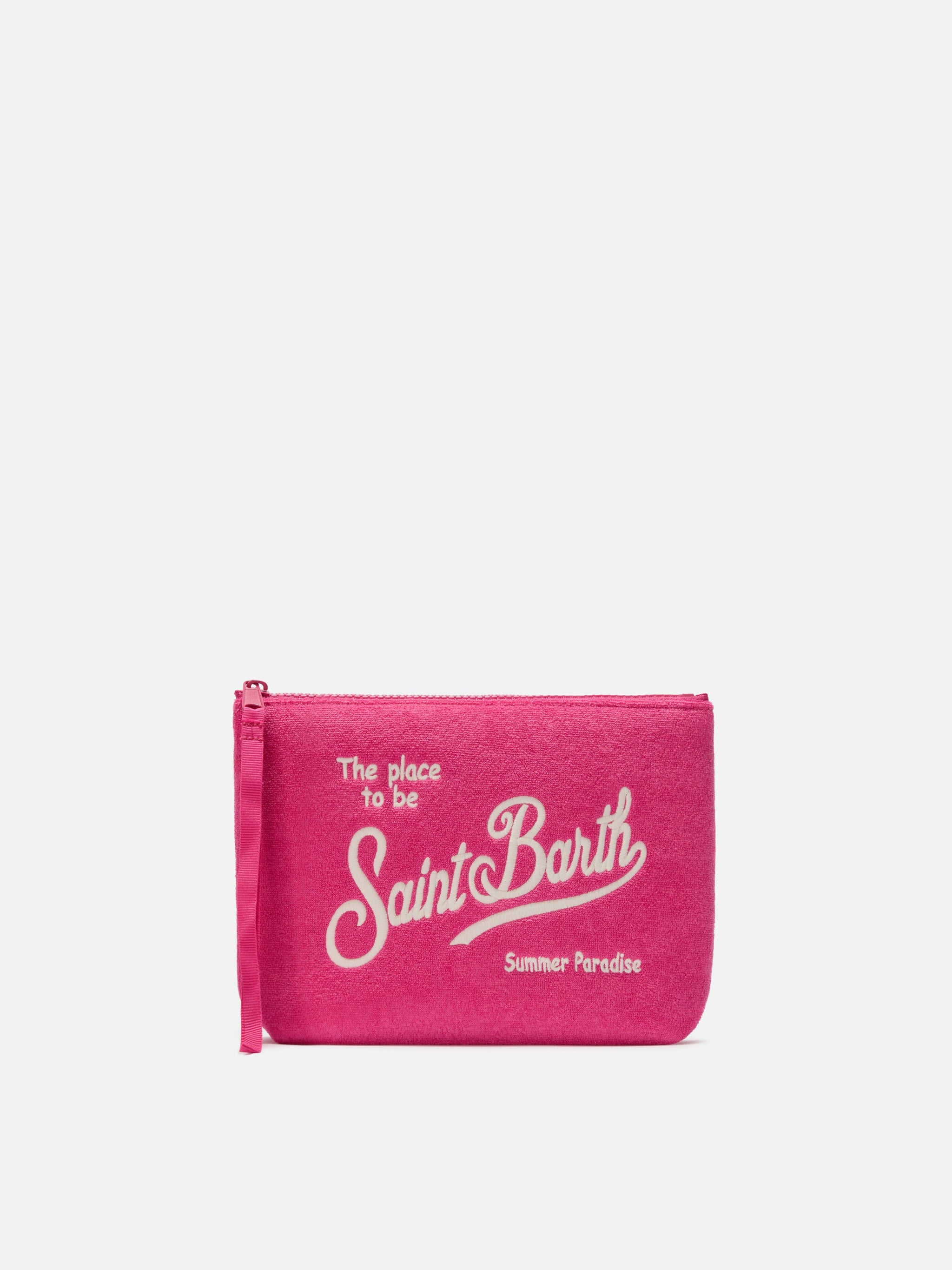 mc2-saint-barth-aline-pochette-effetto-spugna-rosa image 1