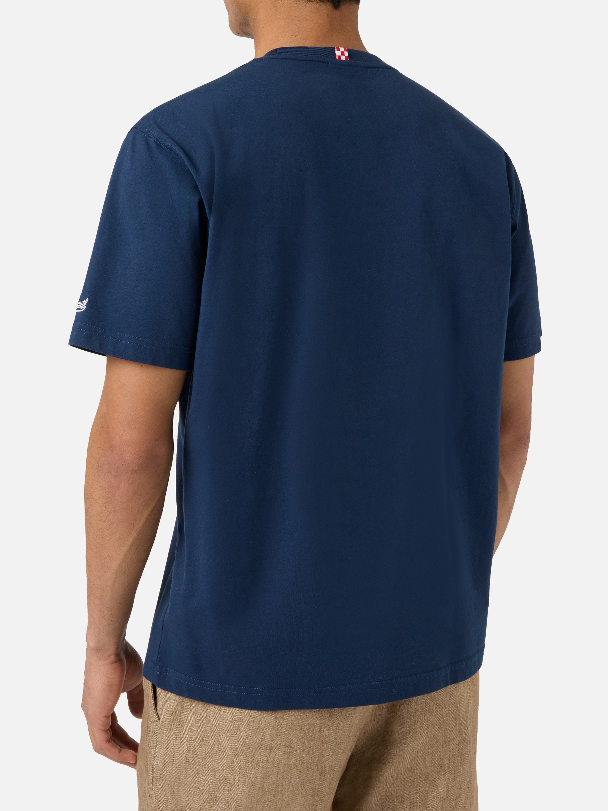 mc2-saint-barth-t-shirt-austin-uomo-blu-i-found-my-gin-in-portofino-special-edit image 4