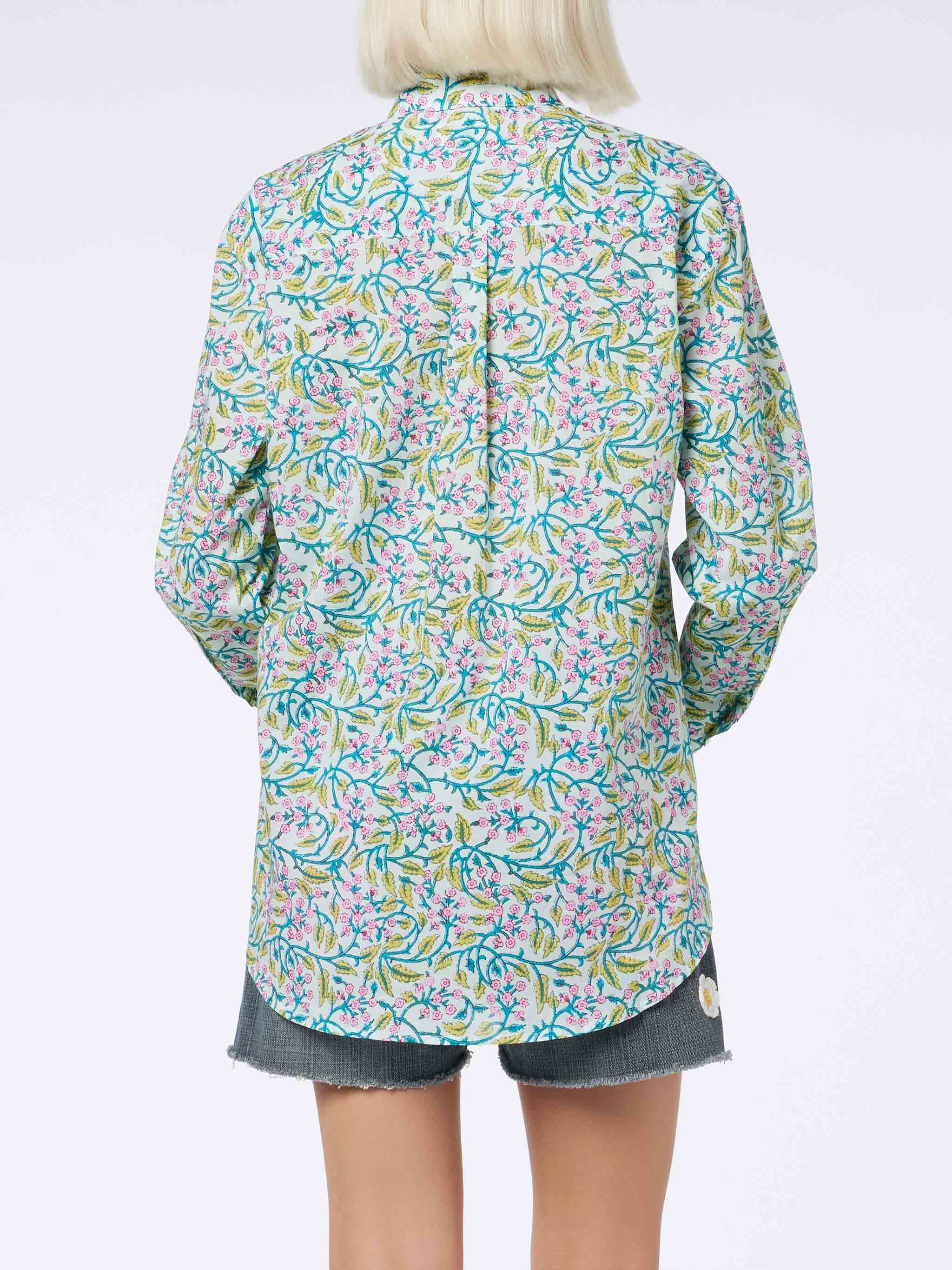 mc2-saint-barth-brigitte-camicia-donna-in-cotone-multicolor-floreale-verde image 3