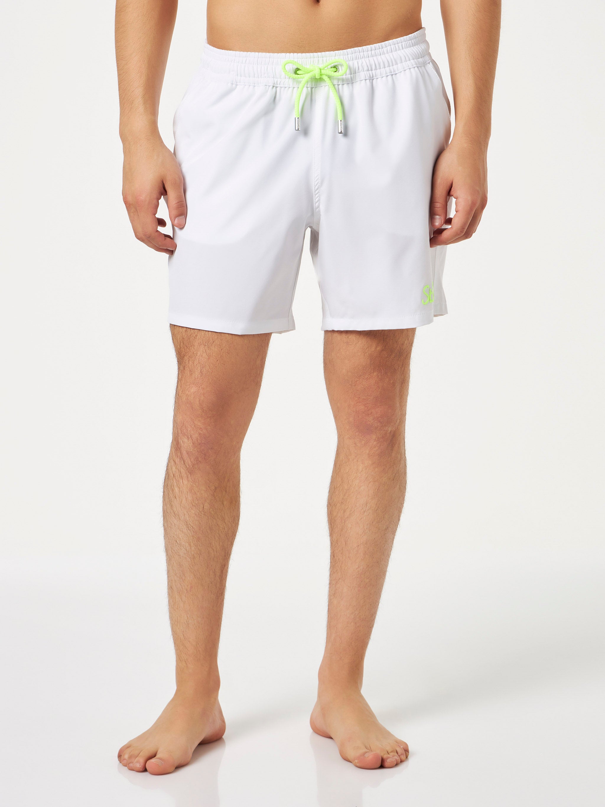 mc2-saint-barth-costume-mare-comfort-uomo-bianco-con-logo-a-contrasto image 3