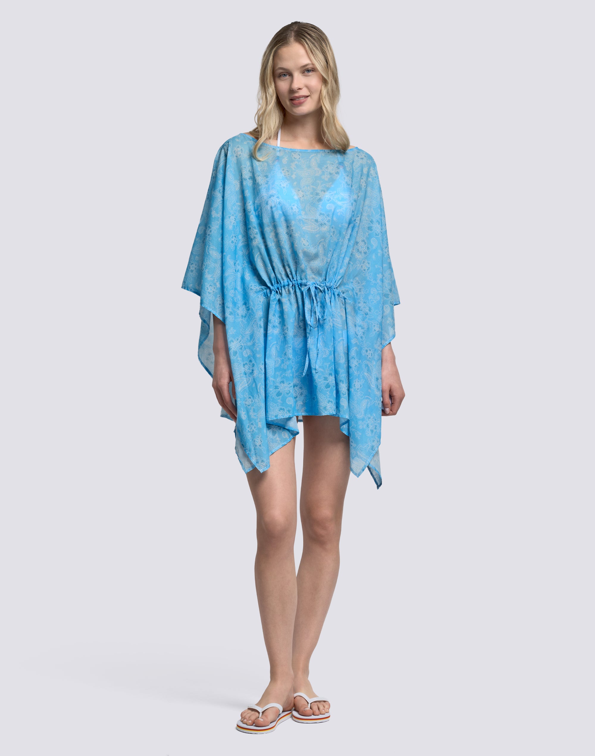 sundek-abito-donna-a-farfalla-fantasia-hibi-paisley-con-coulisse image 2