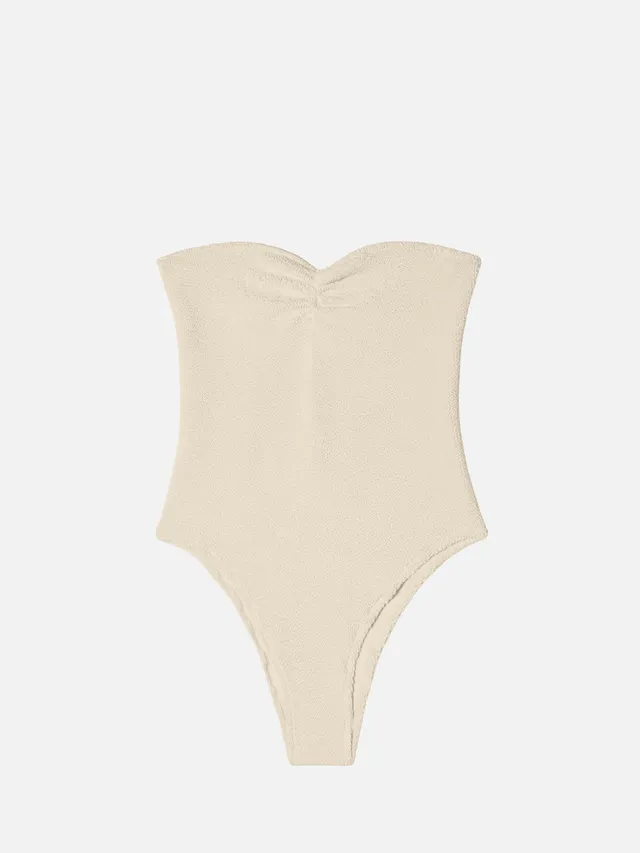 mc2-saint-barth-costume-intero-donna-soleil-crinkle-beige-senza-spalline image 1