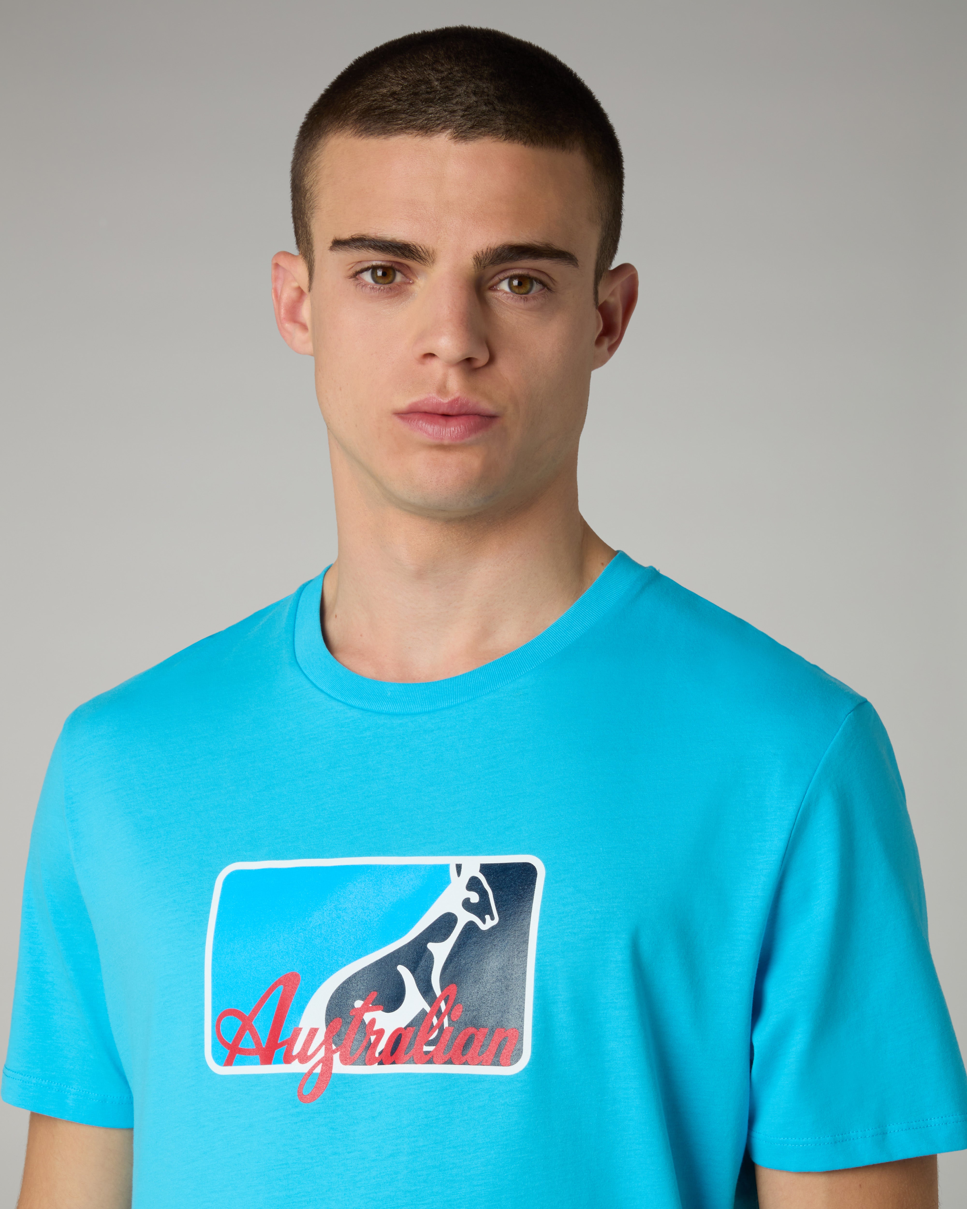 australian-league-t-shirt-in-cotone-con-stampa-petto image 4