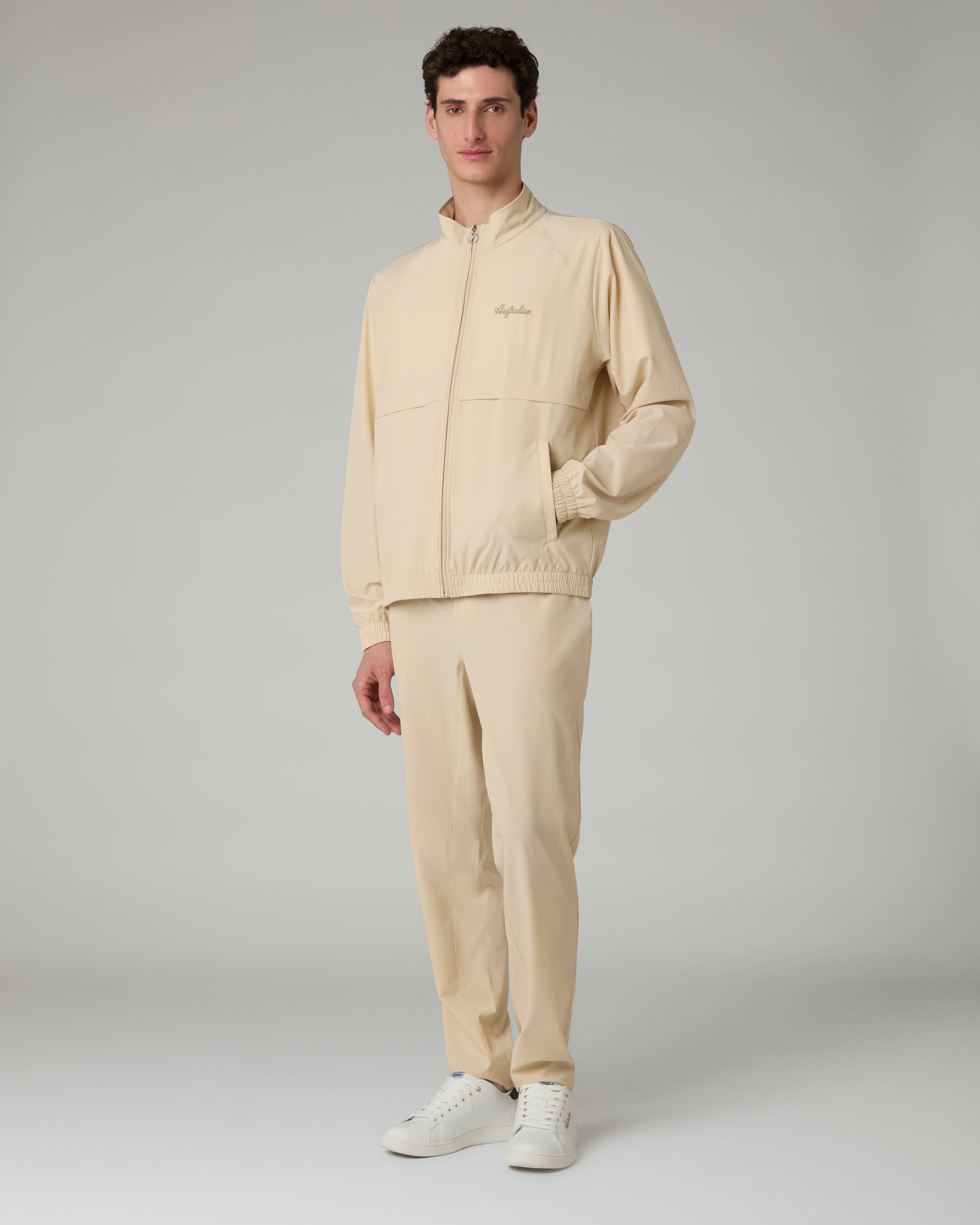 australian-doric-track-jacket-giacca-slam-bi-elastica-sabbia image 2