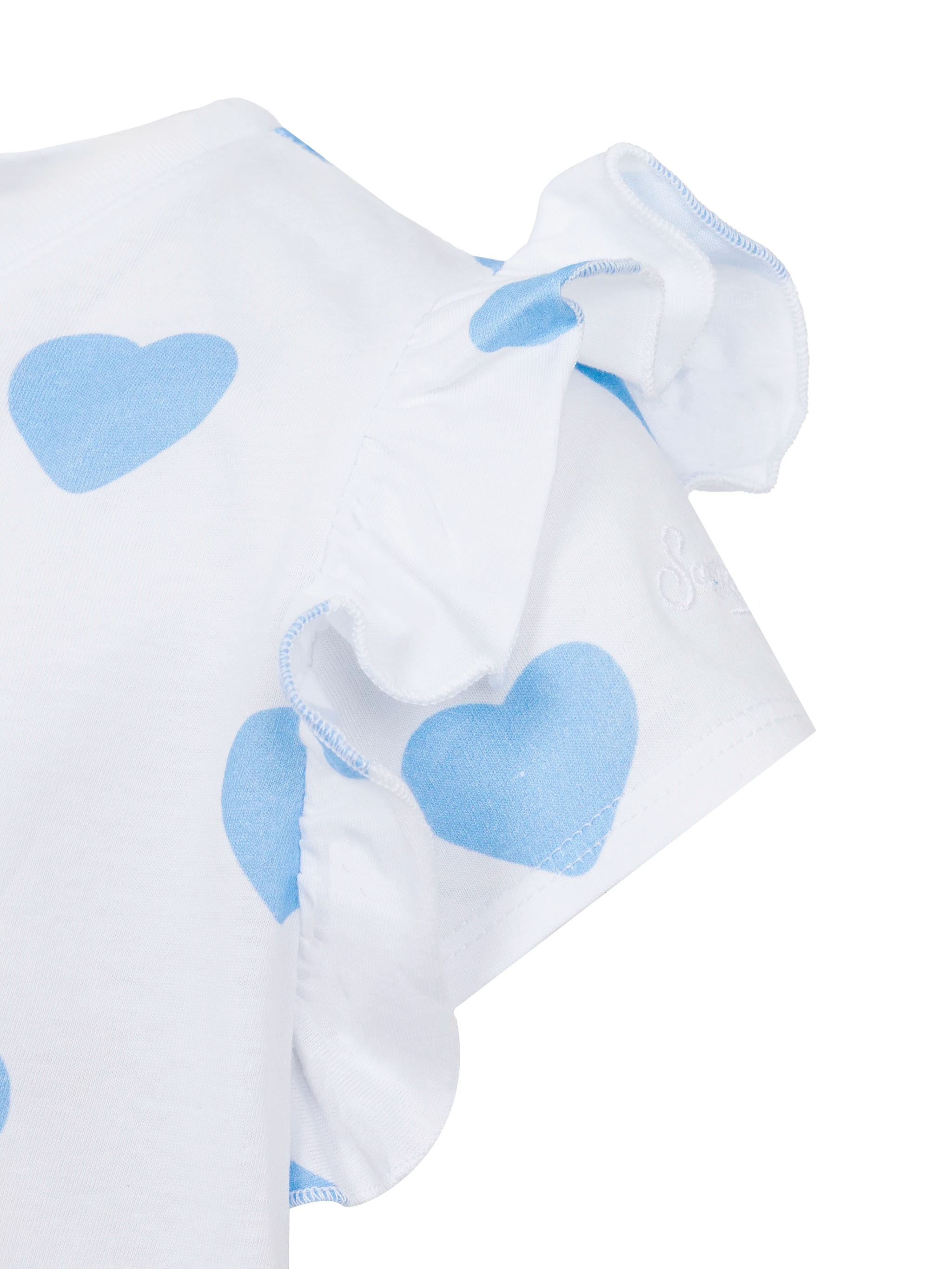 mc2-saint-barth-baby-t-shirt-cotone-bambina-volant-daddy-s-girl-bianca image 3