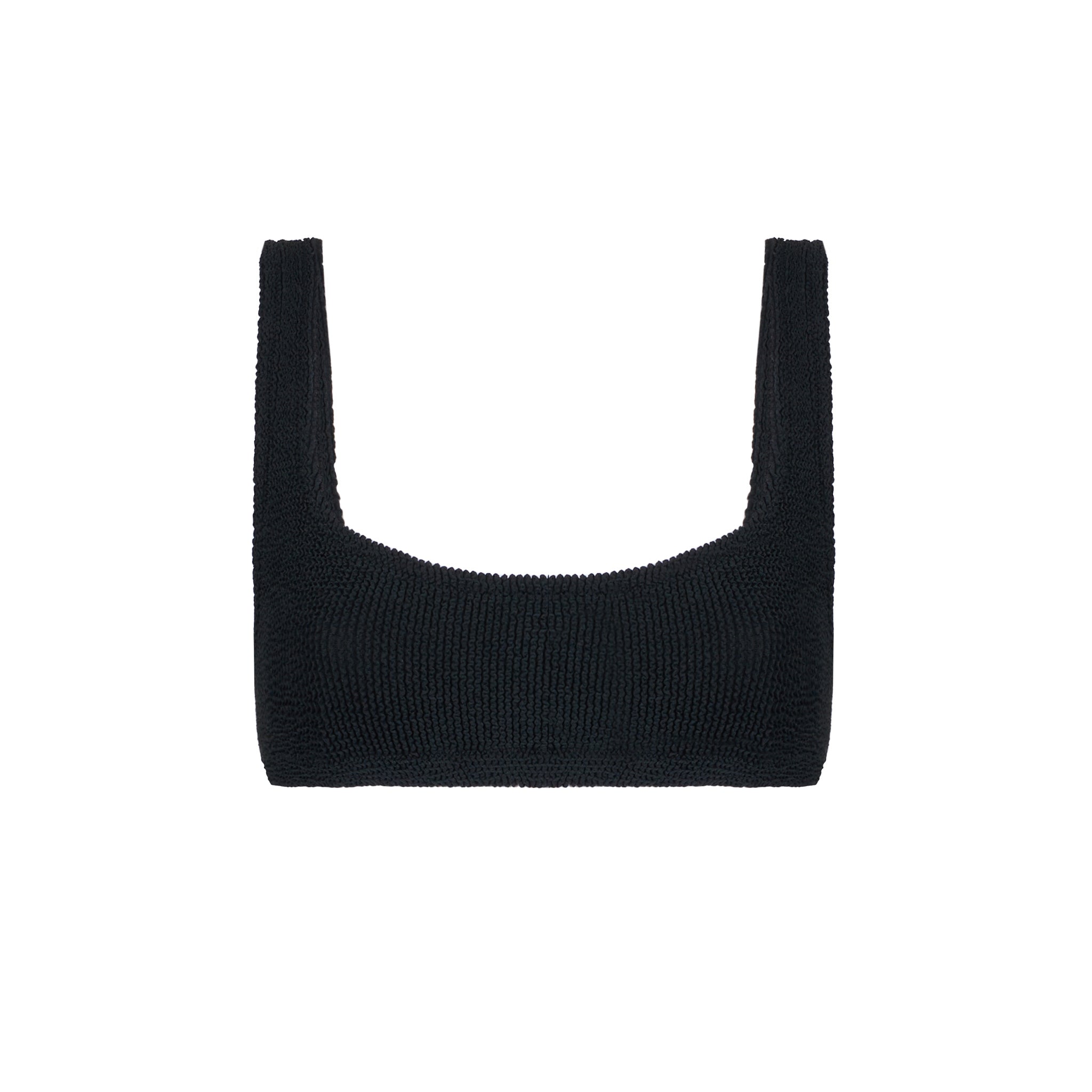 mc2-saint-barth-naima-top-bikini-bralette-crinkle-nero-tinta-unita image 1