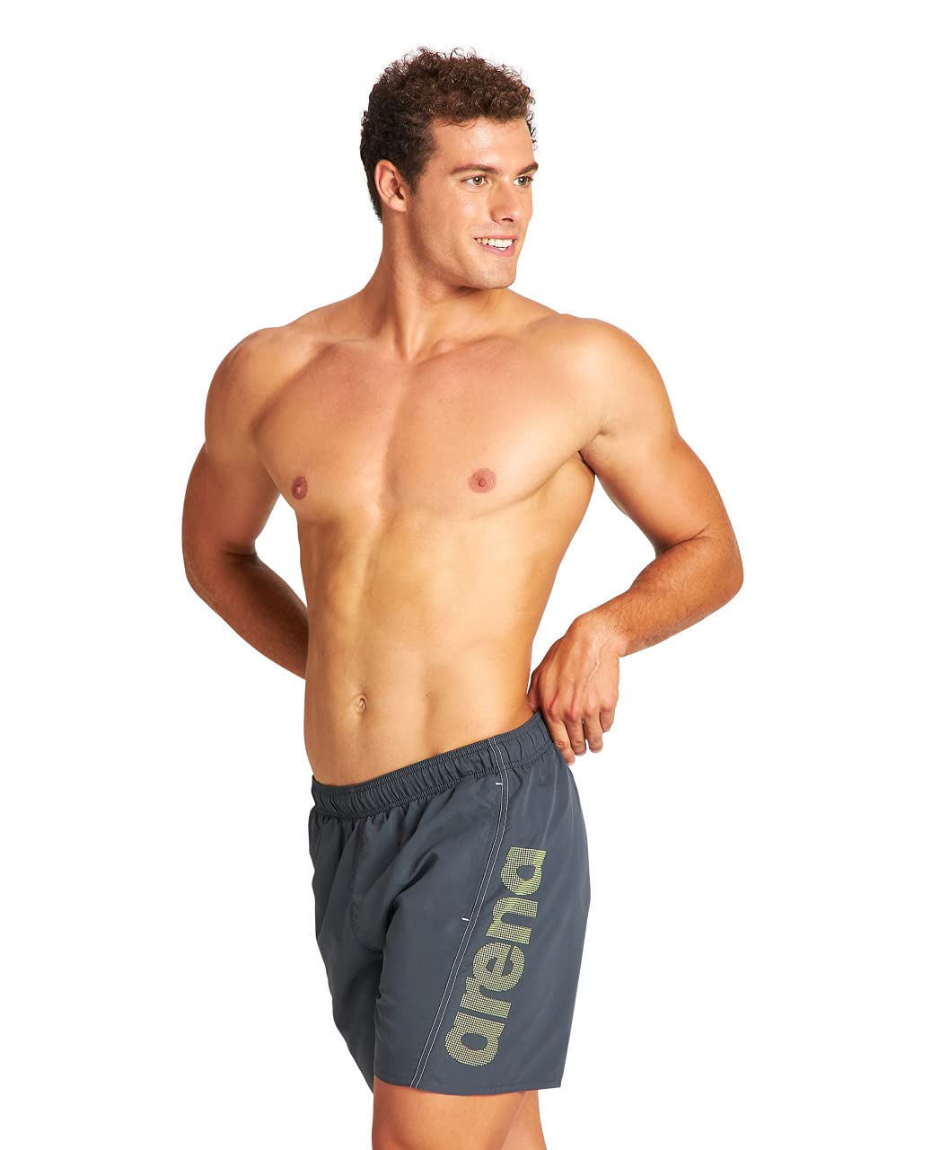 arena-fundamentals-pantaloncini-da-spiaggia-uomo-corti-con-logo image 8