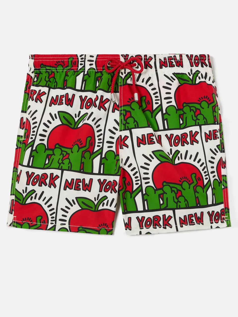 mc2-saint-barth-gustavia-costume-mare-uomo-special-edition-keith-haring-ny-bianc image 1