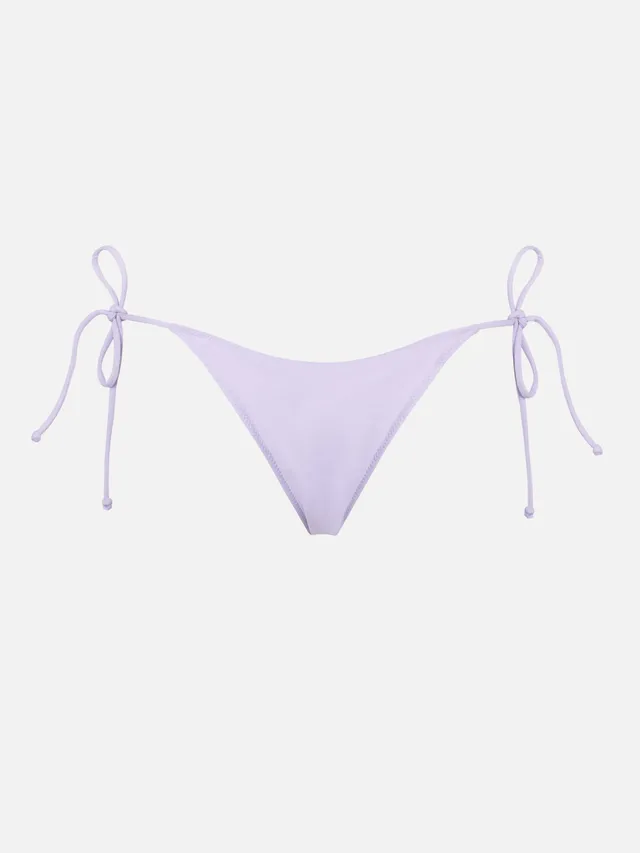 mc2-saint-barth-marielle-slip-bikini-donna-lilla-tinta-unita-con-laccetti image 1