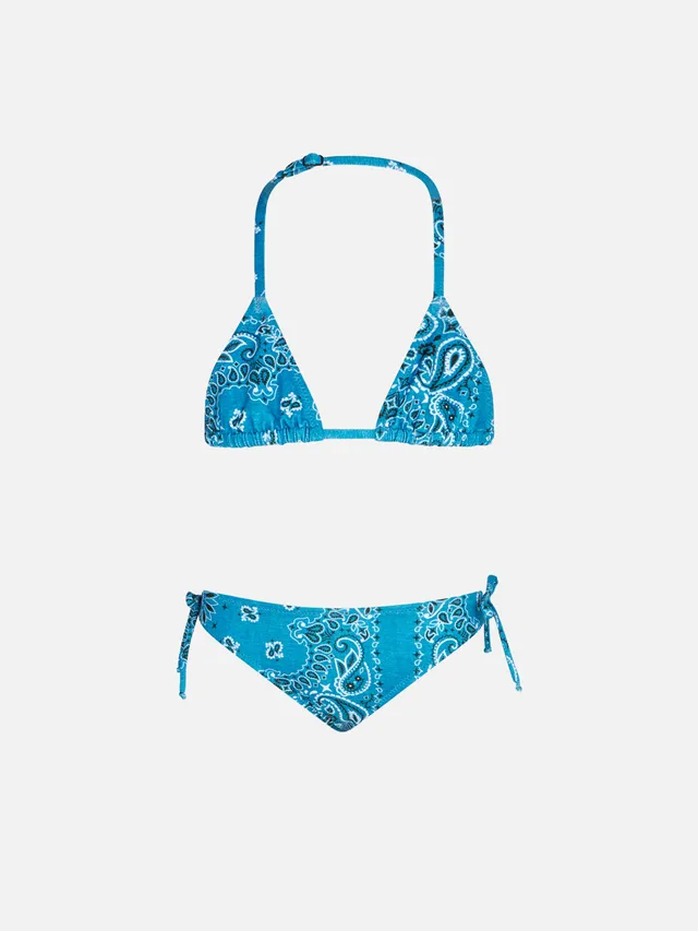 mc2-saint-barth-leah-bikini-bambina-triangolo-bandana-denim image 1