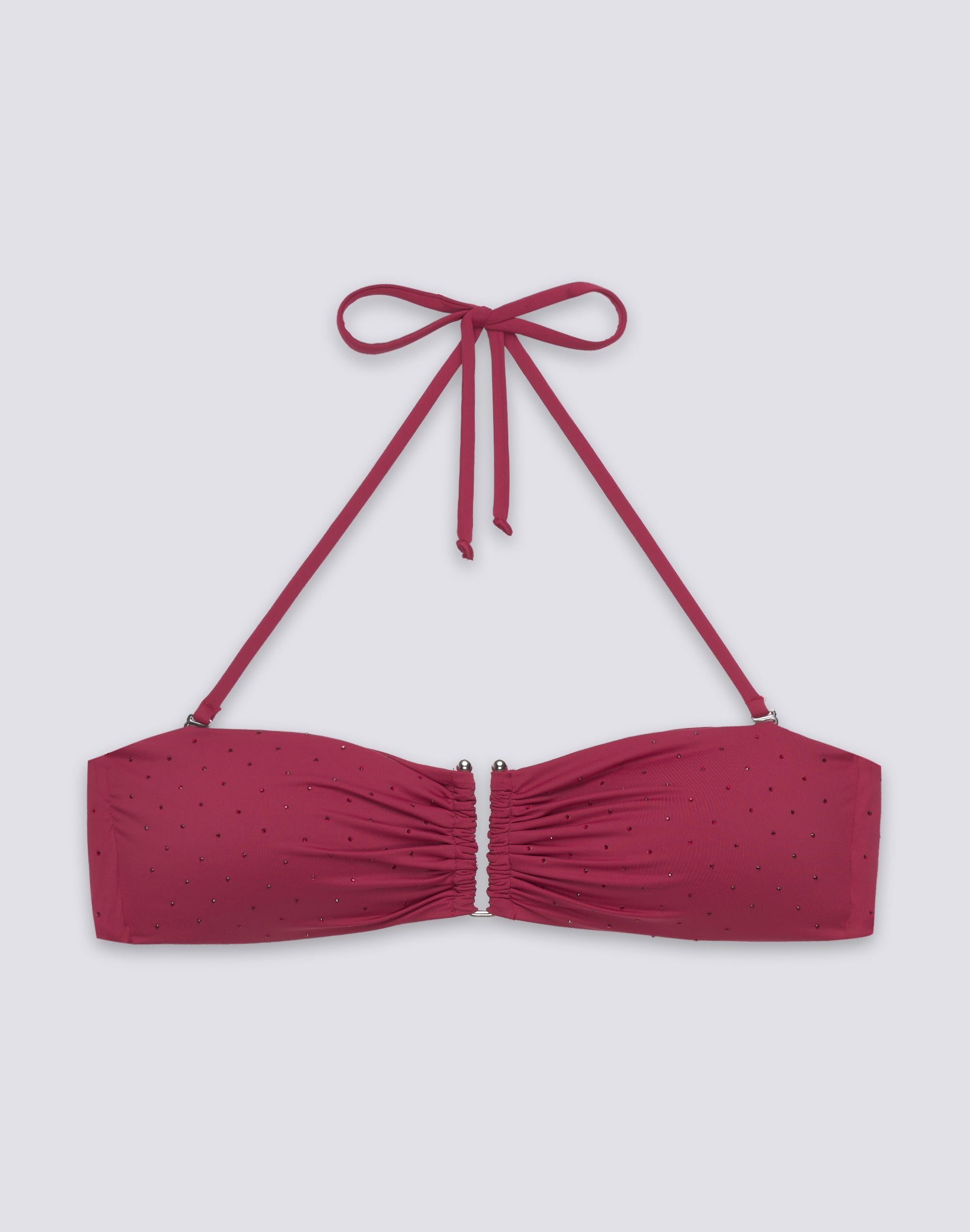 sundek-gw652ktl85t9-top-bikini-donna-a-fascia-con-strass-e-spacco image 1