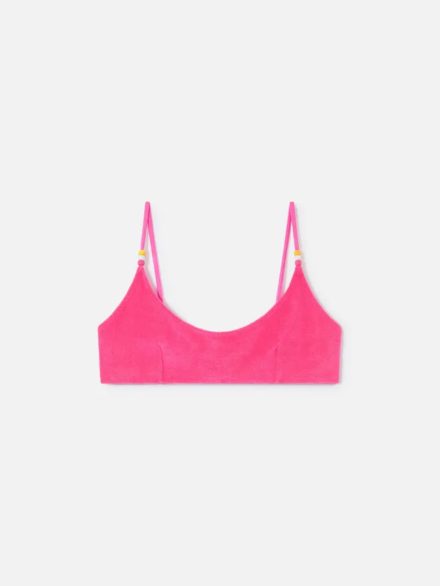 mc2-saint-barth-judy-top-bikini-bralette-spugna-fucsia image 1