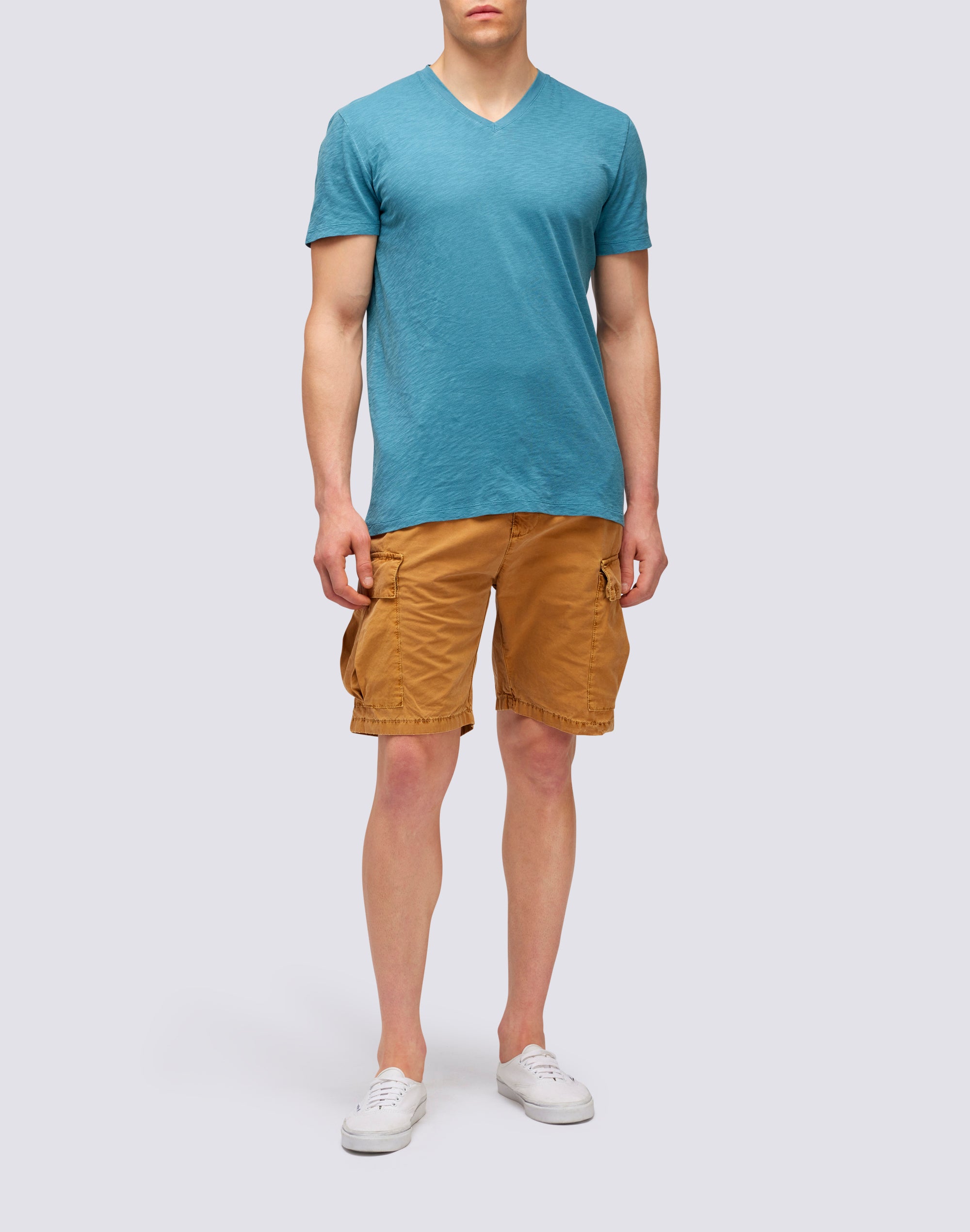 sundek-t-shirt-uomo-tinto-capo-scollo-a-v-mezza-manica image 3